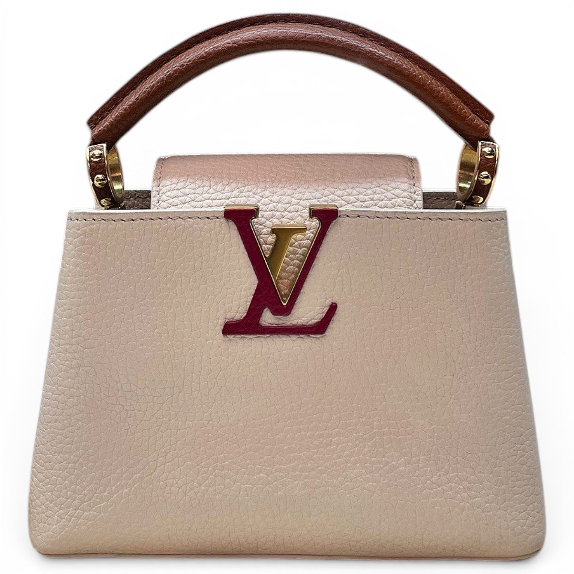 Capucines leather handbag