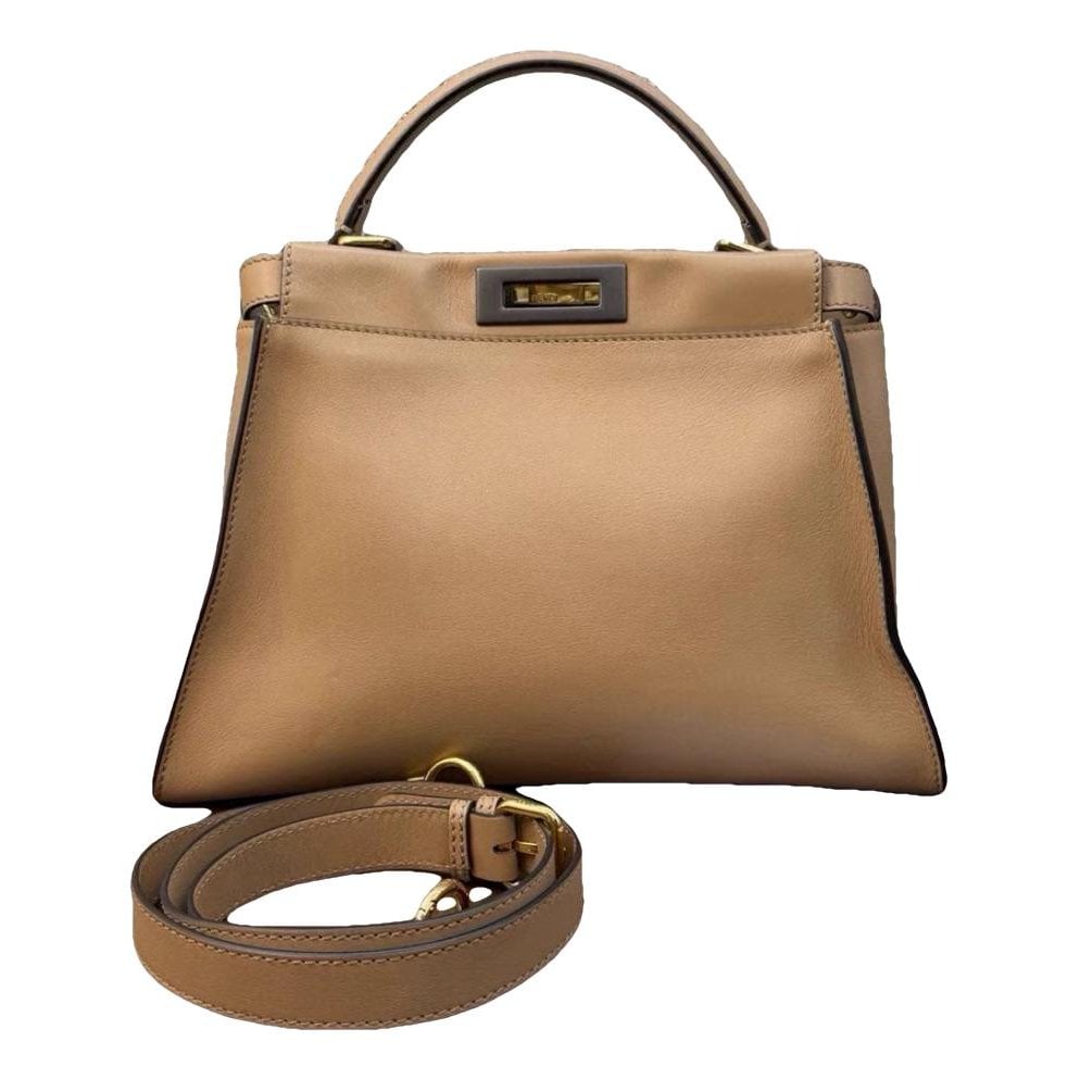 Peekaboo leather handbag