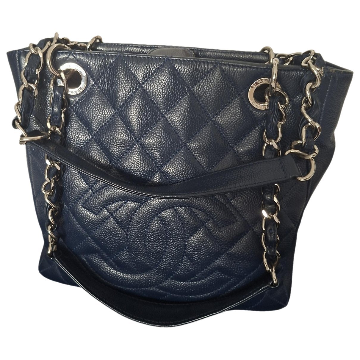 Petite Shopping Tote leather tote