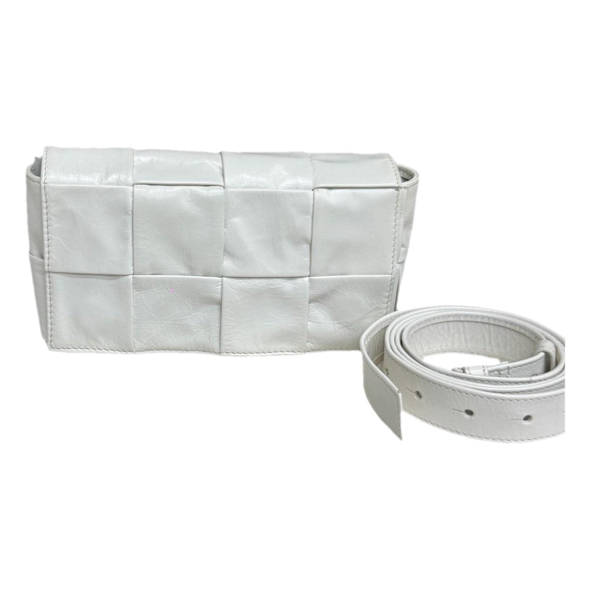 Cassette leather handbag