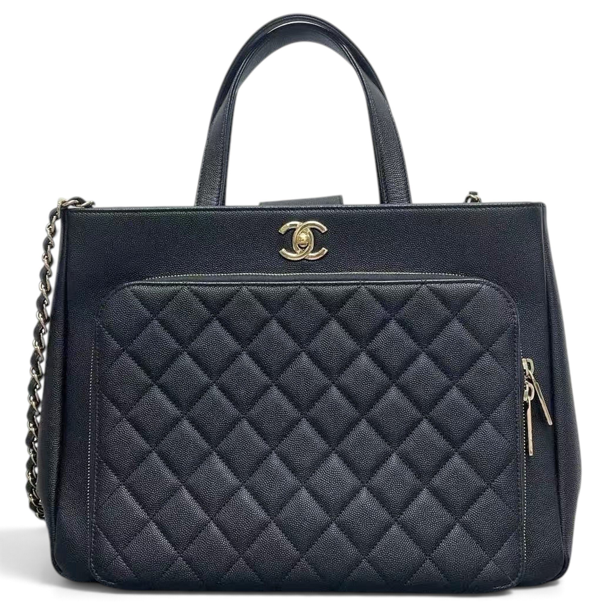 Business Affinity leather tote