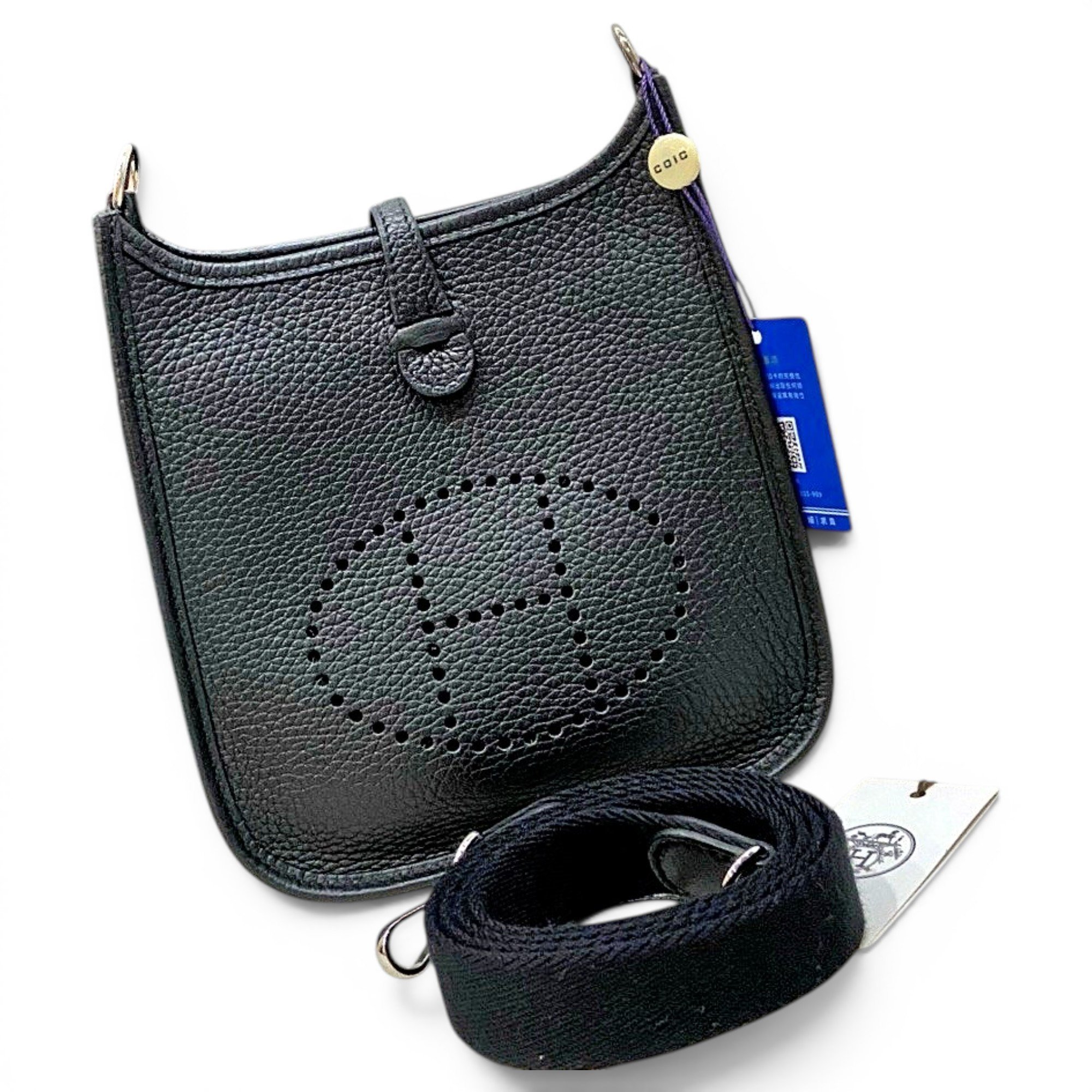 Mini Evelyne leather handbag