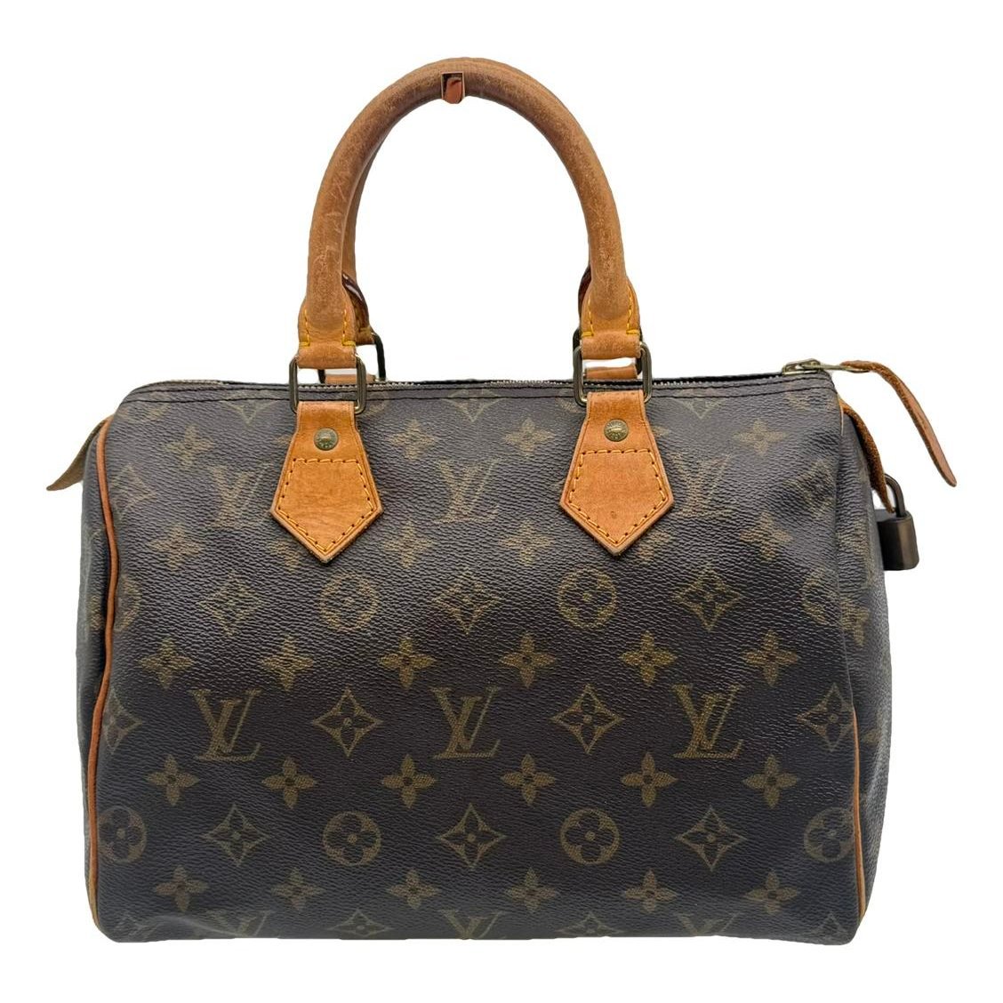 Speedy leather handbag