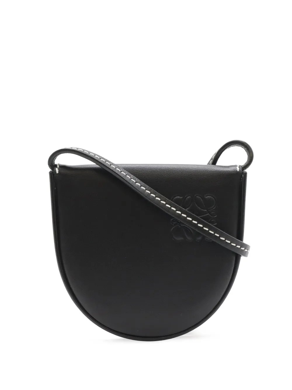 2021 Mini Soft Calfskin Anagram Heel Pouch crossbody bag