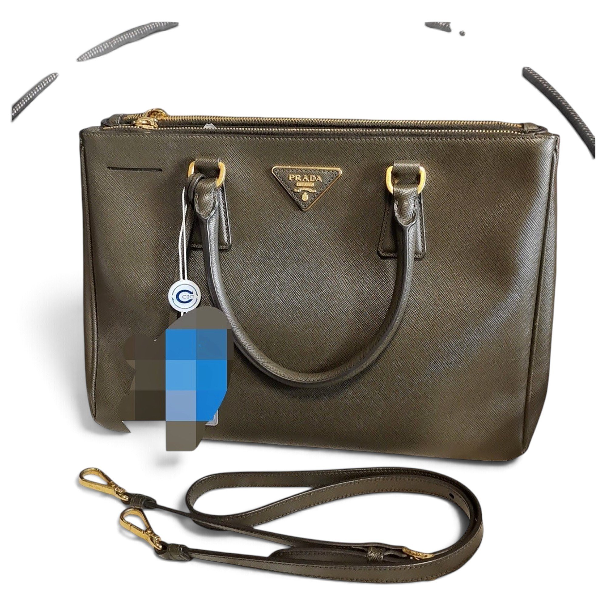 Galleria leather handbag