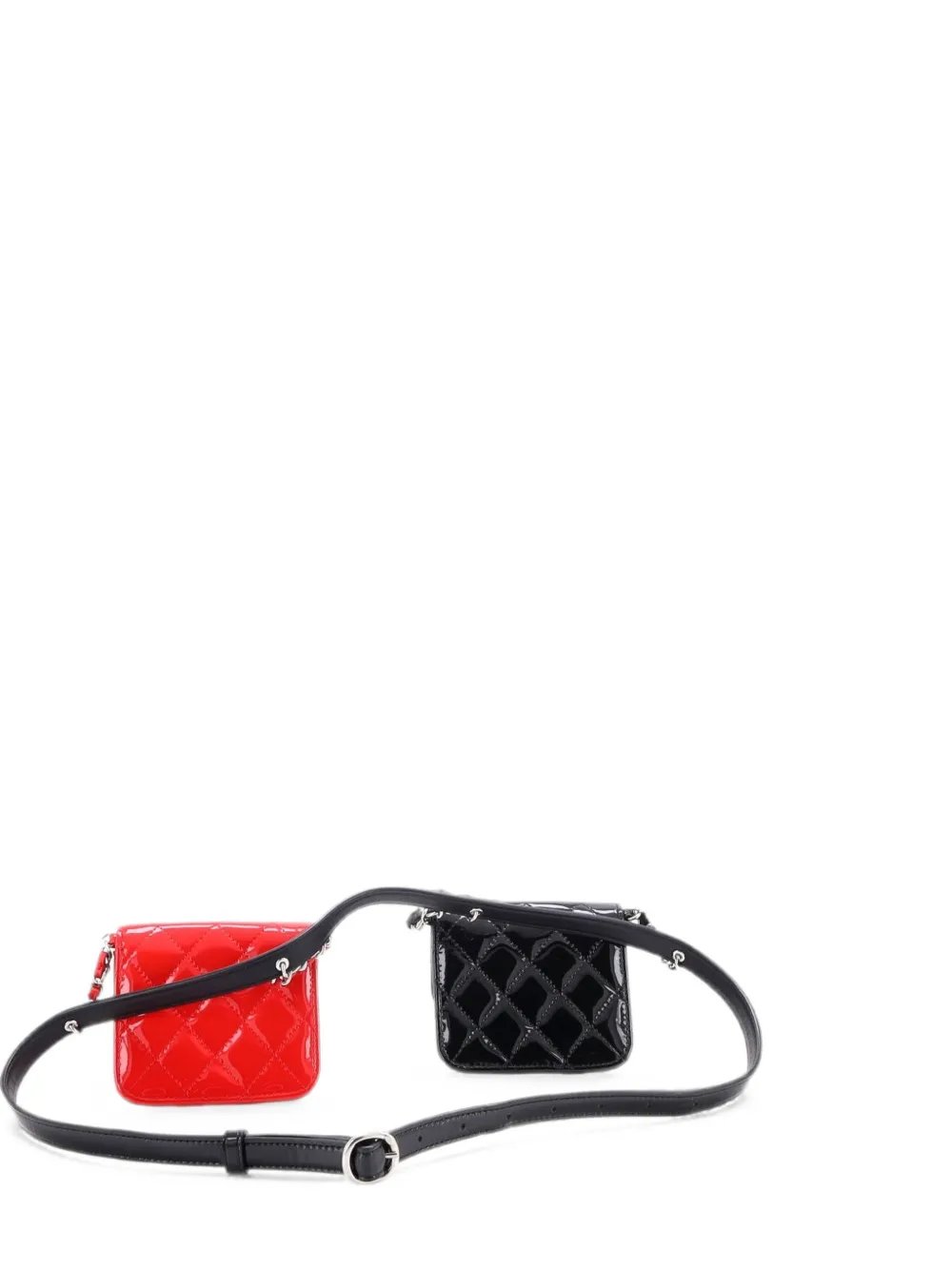 CC In Love Waist Bag Quilted Patent Mini belt bag