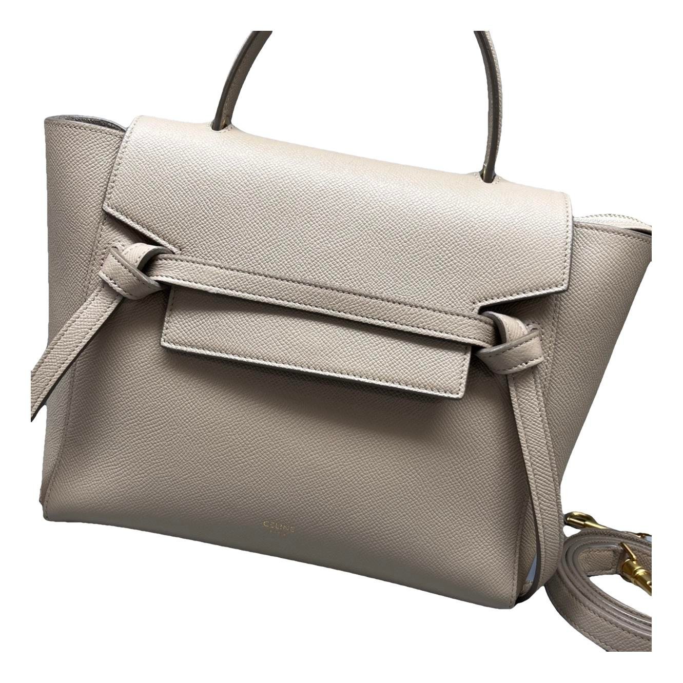 Belt leather handbag