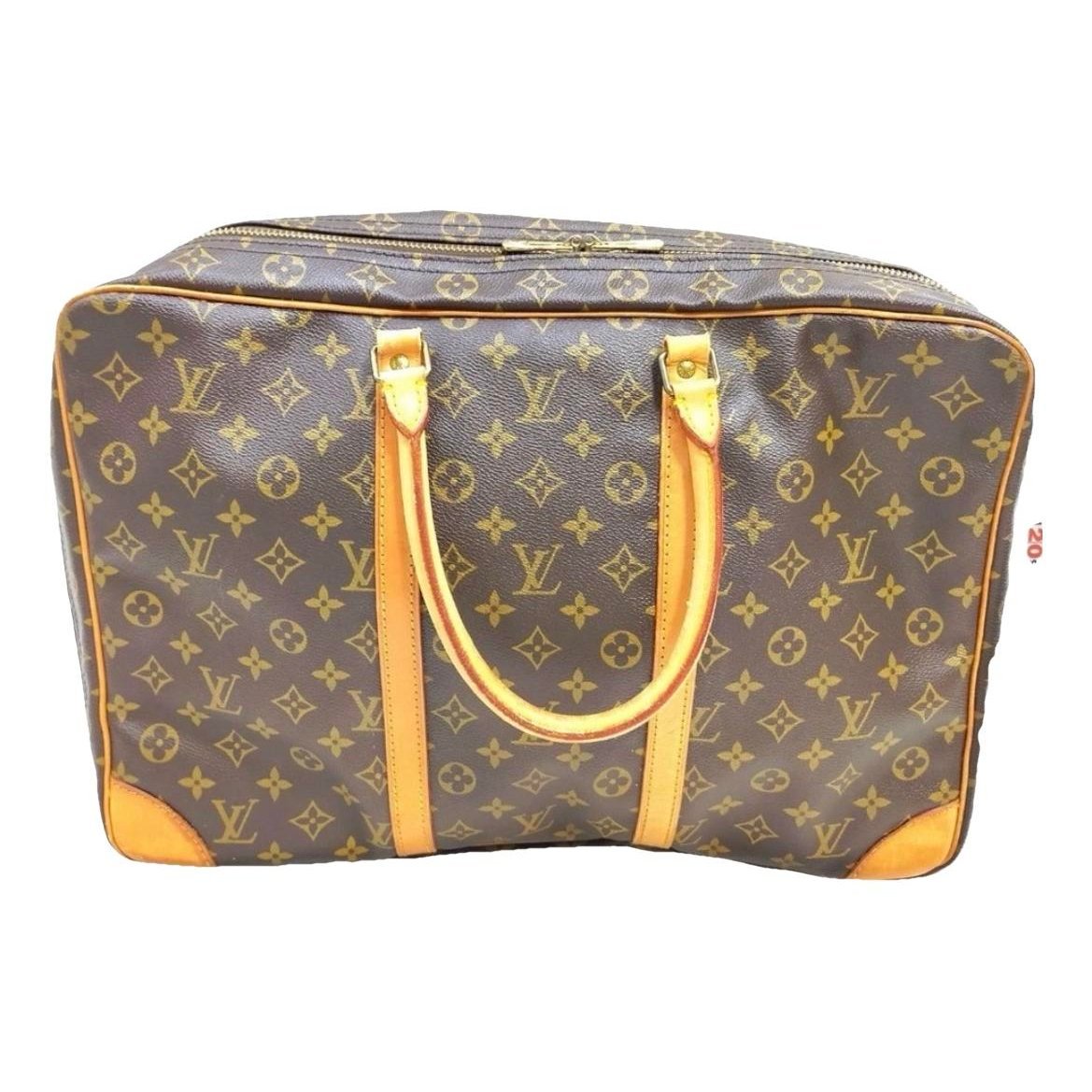 Leather travel bag