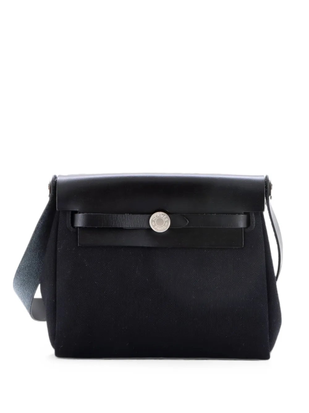 Herbag Zip Toile and Leather 20 shoulder bag