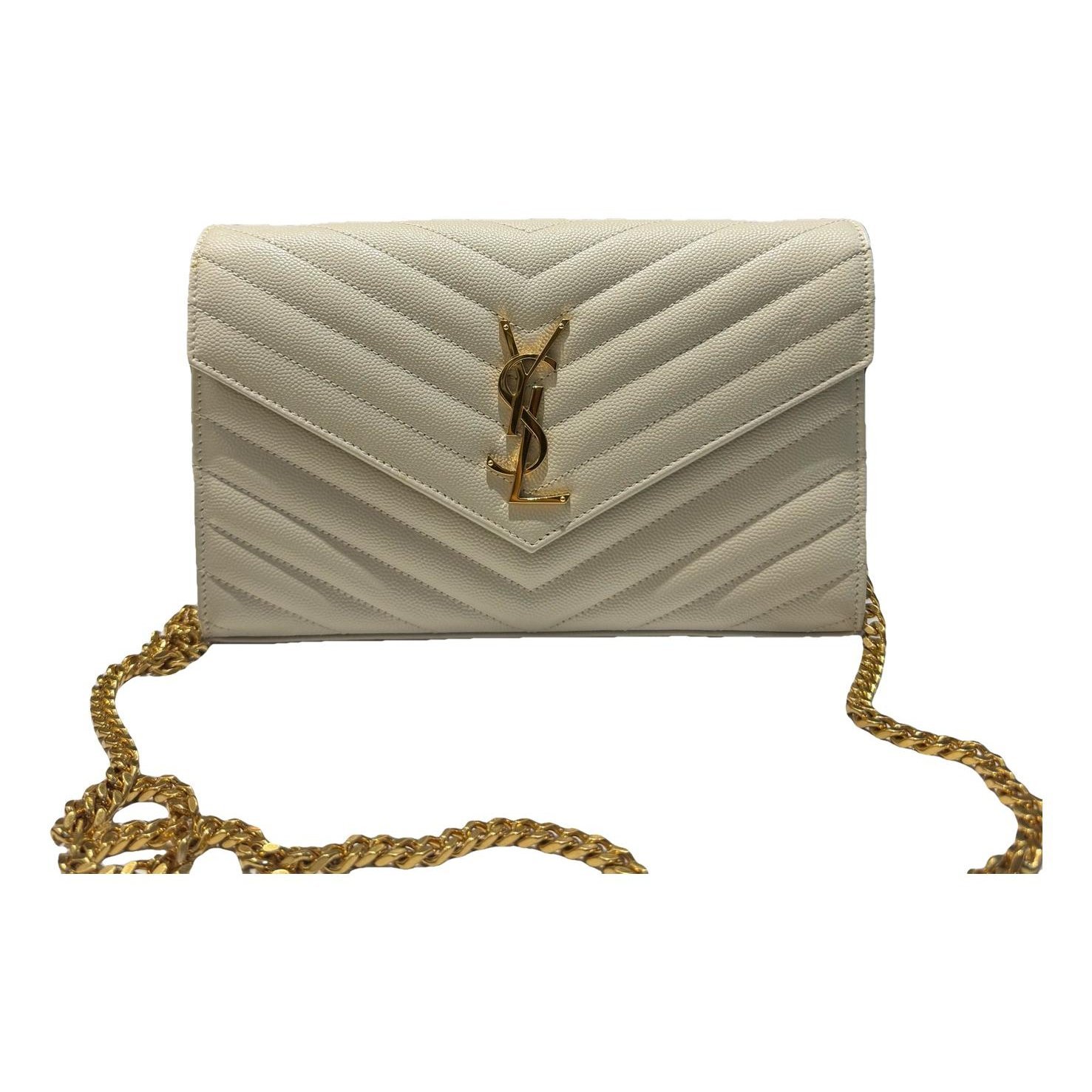 Portefeuille enveloppe leather handbag