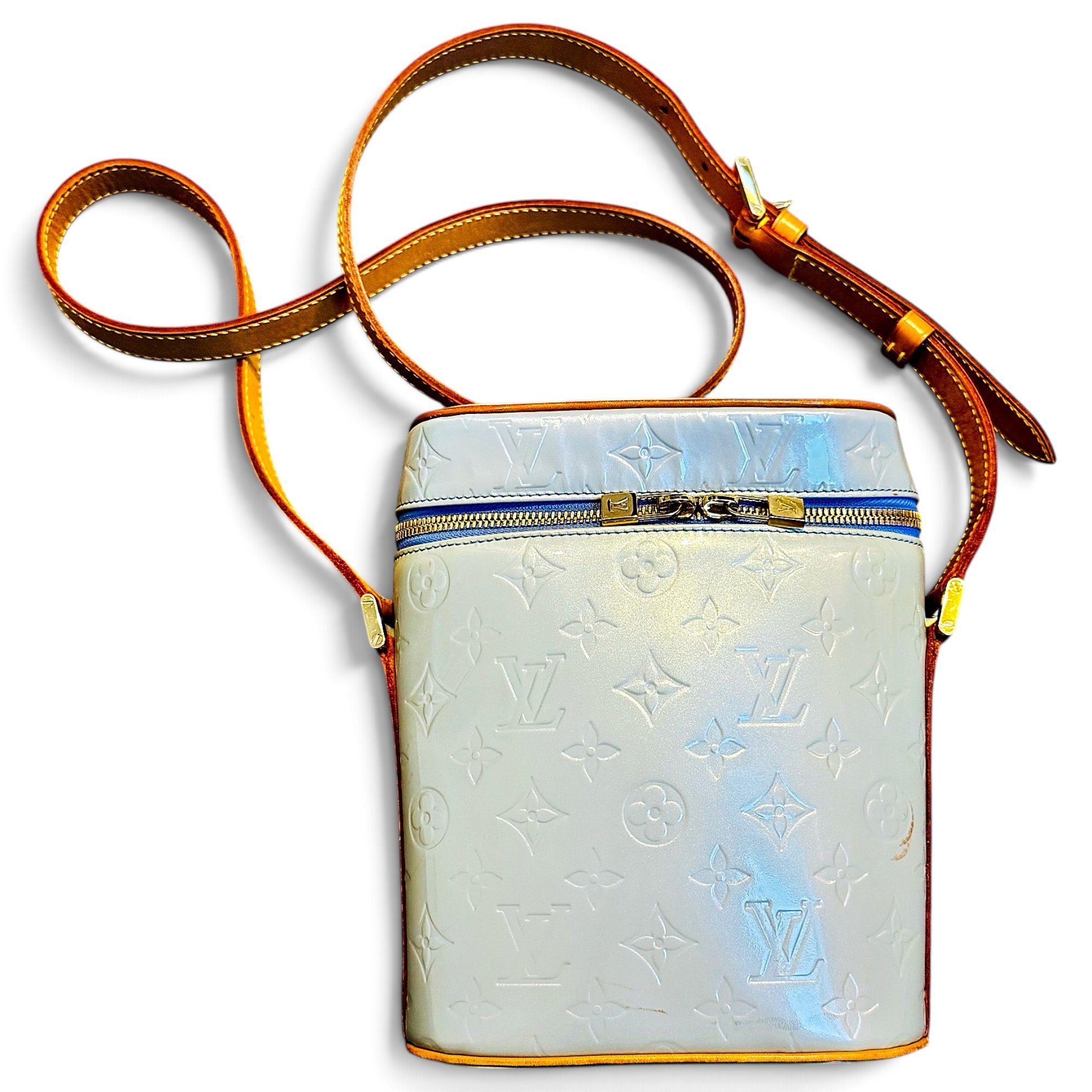 Sullivan patent leather handbag