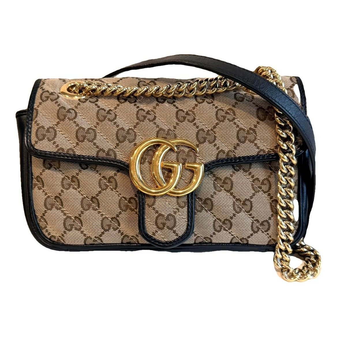 GG Marmont Flap leather crossbody bag