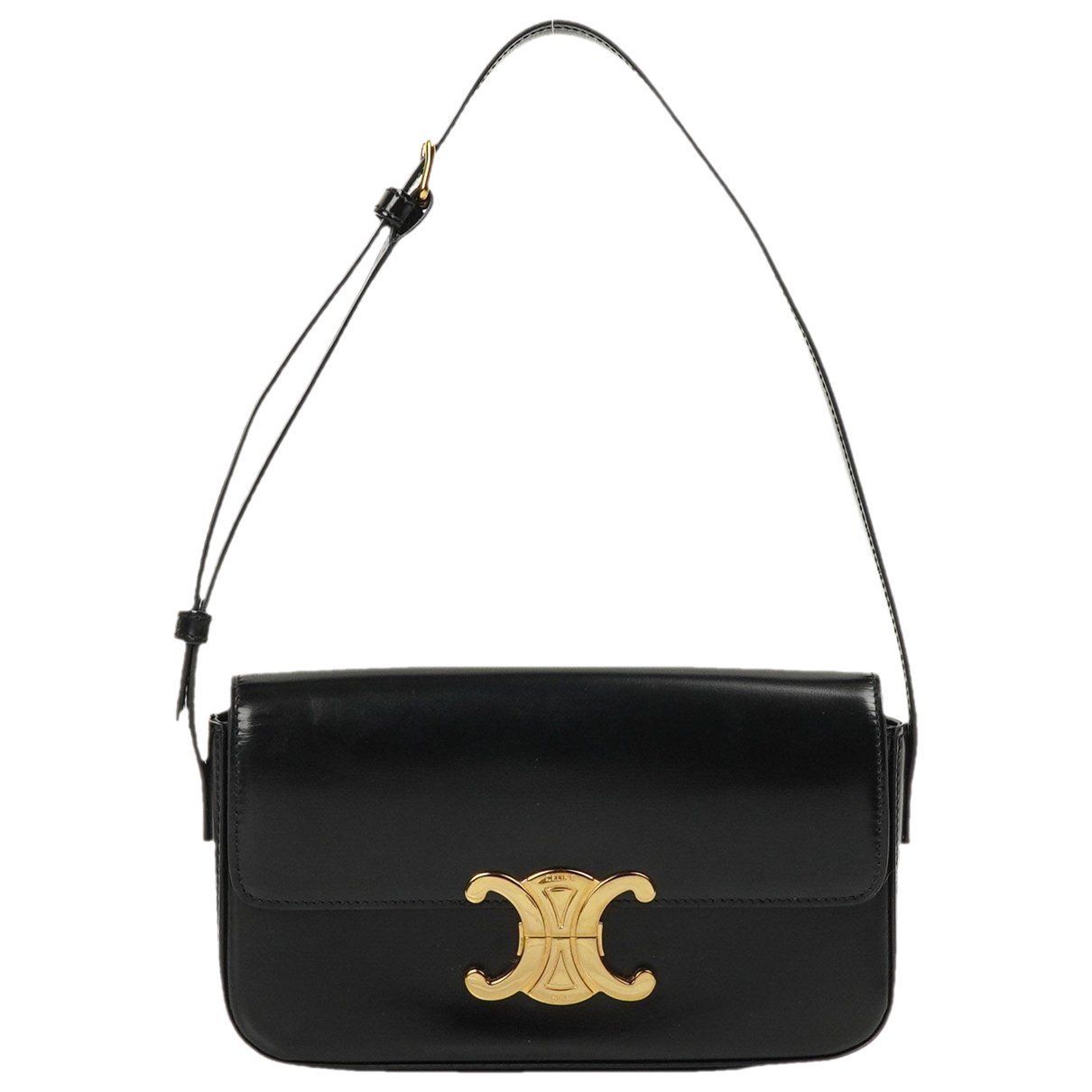 Triomphe Long leather handbag