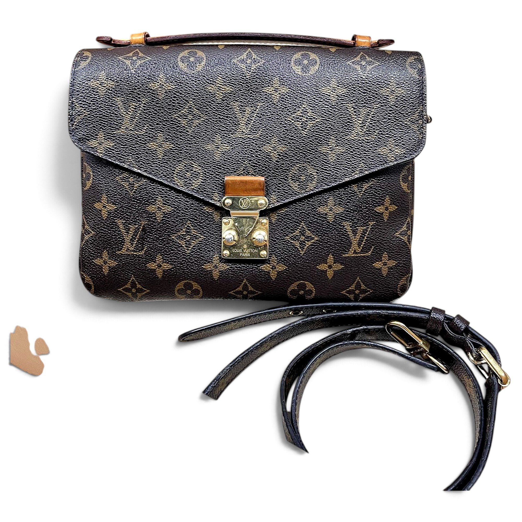 Metis leather crossbody bag