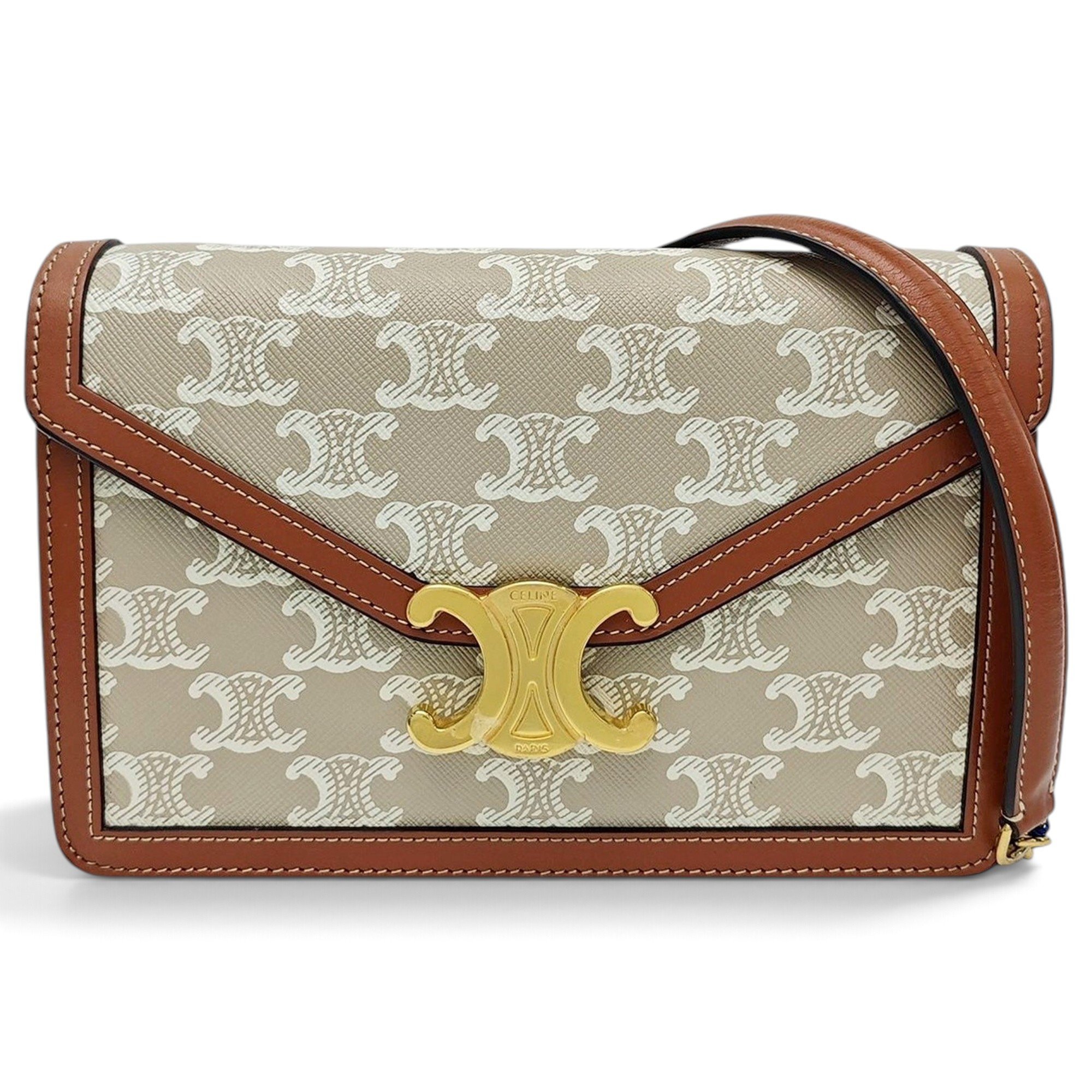Wallet On Chain Margo leather handbag