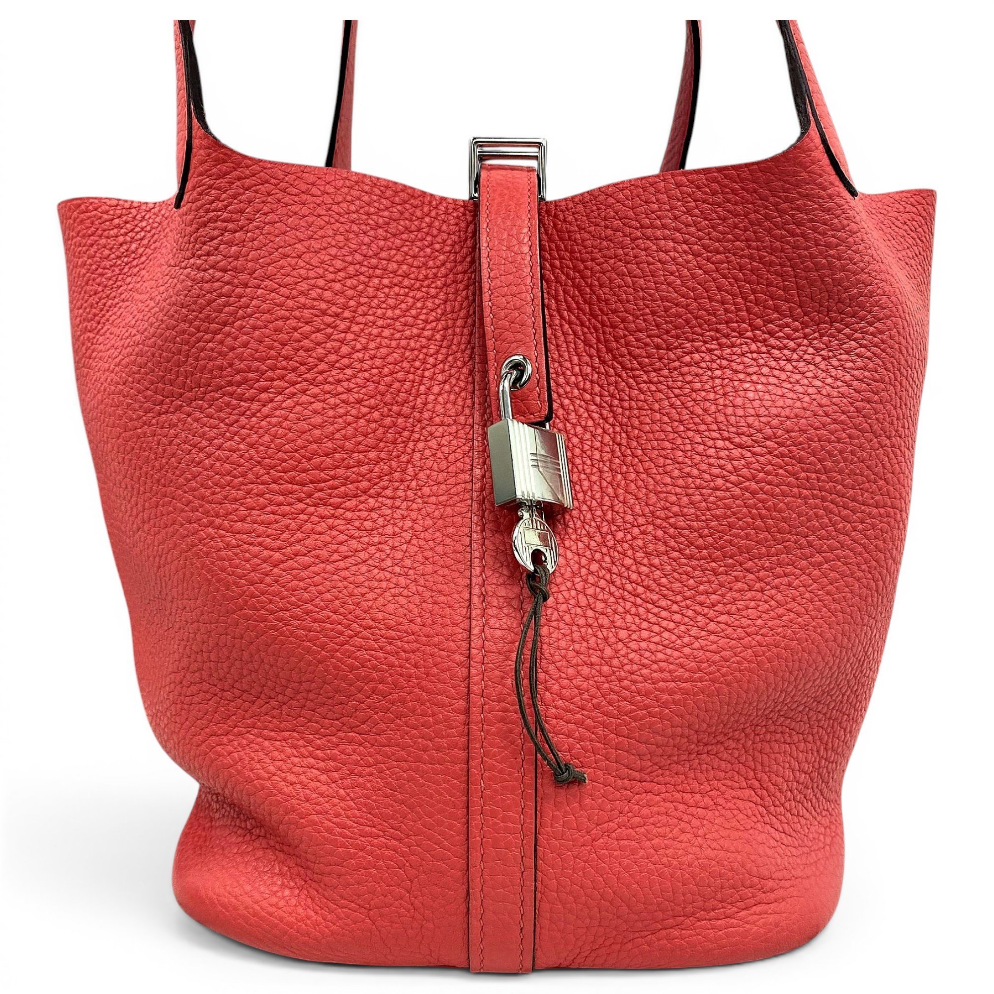 Picotin leather handbag