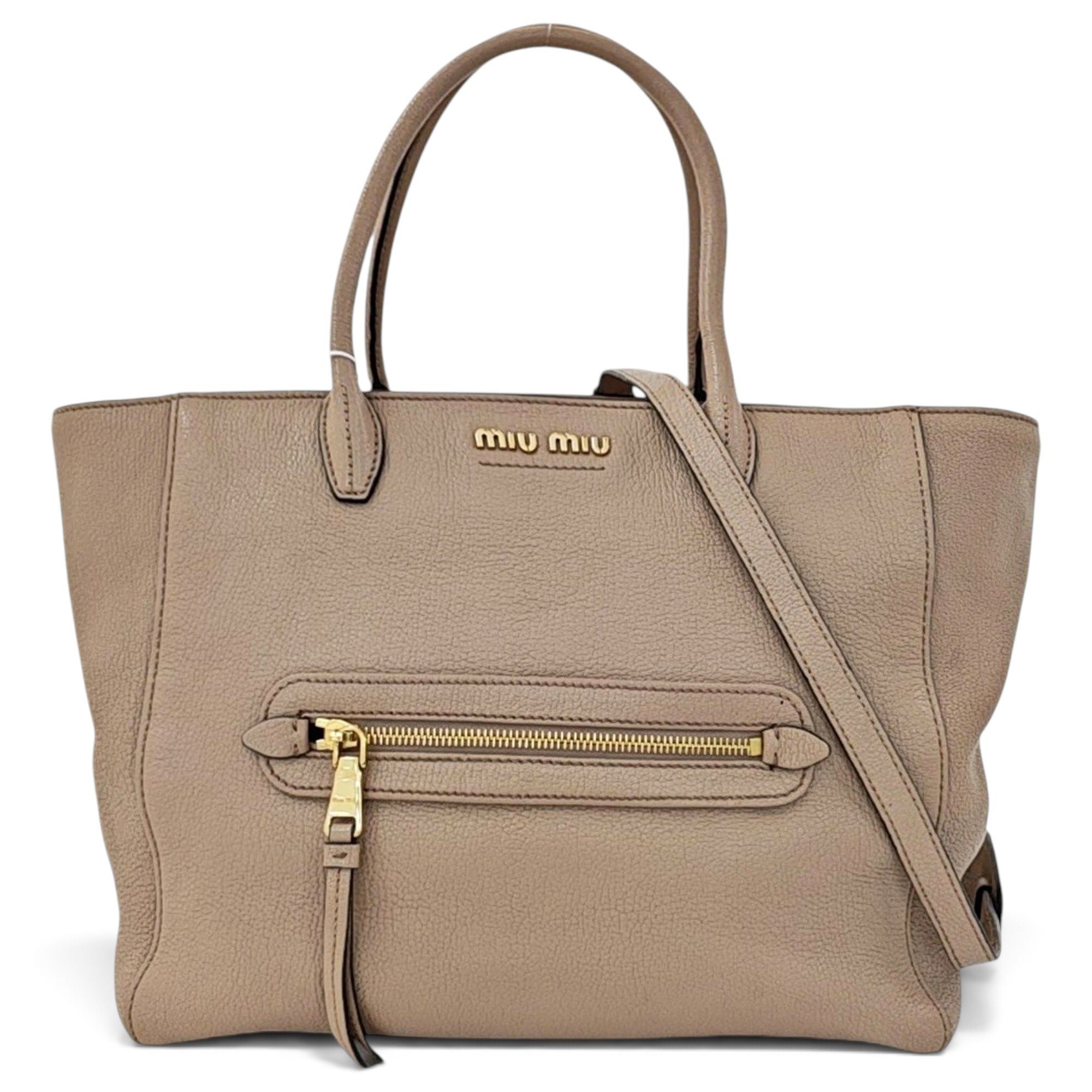 Leather handbag