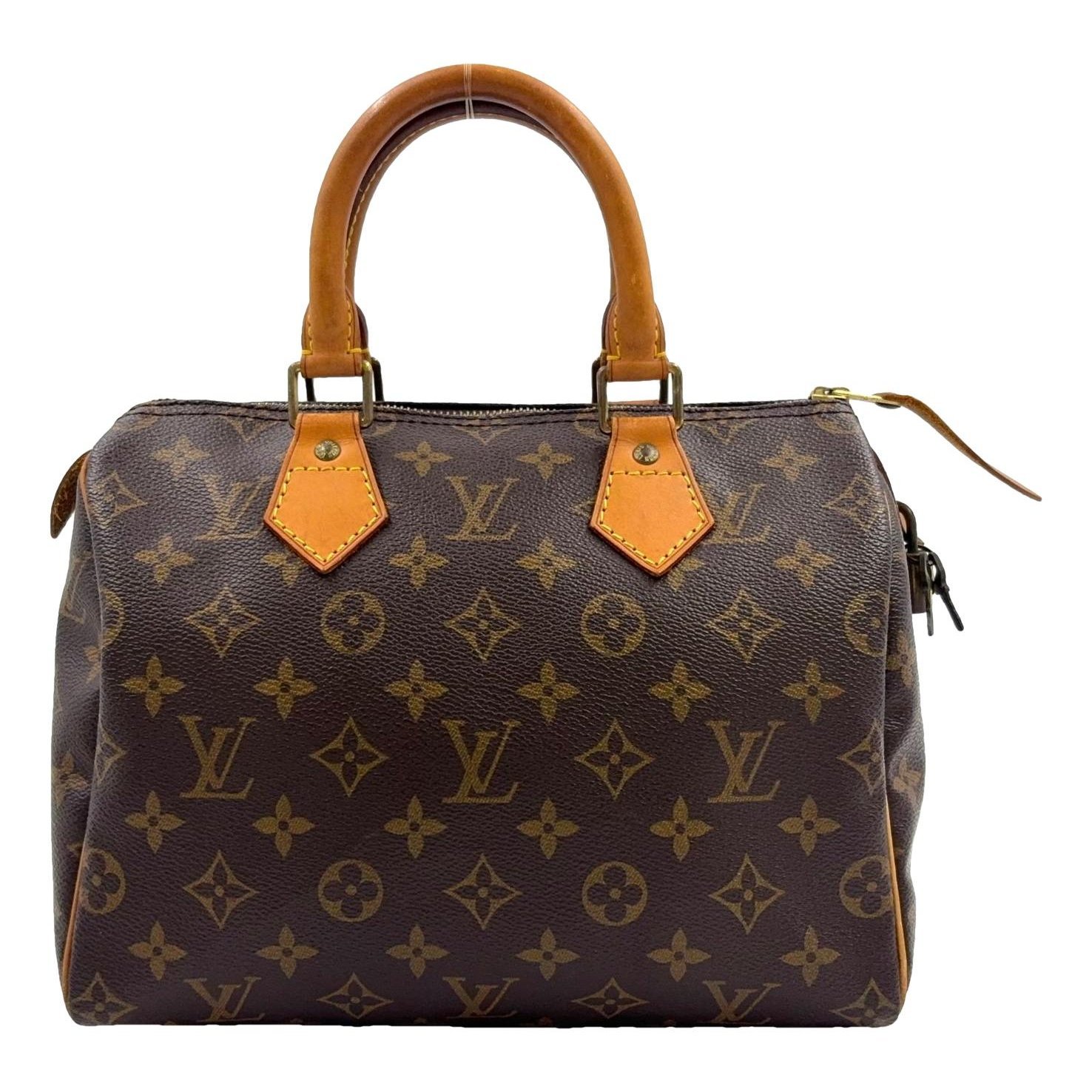 Speedy leather handbag