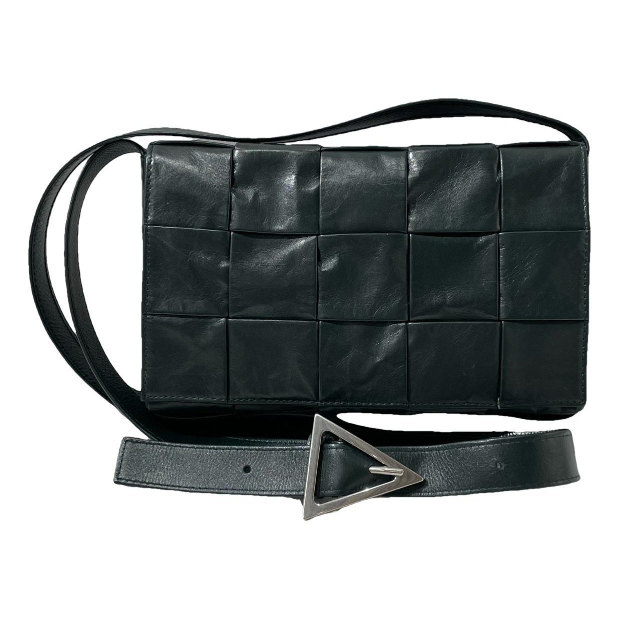 Cassette leather crossbody bag