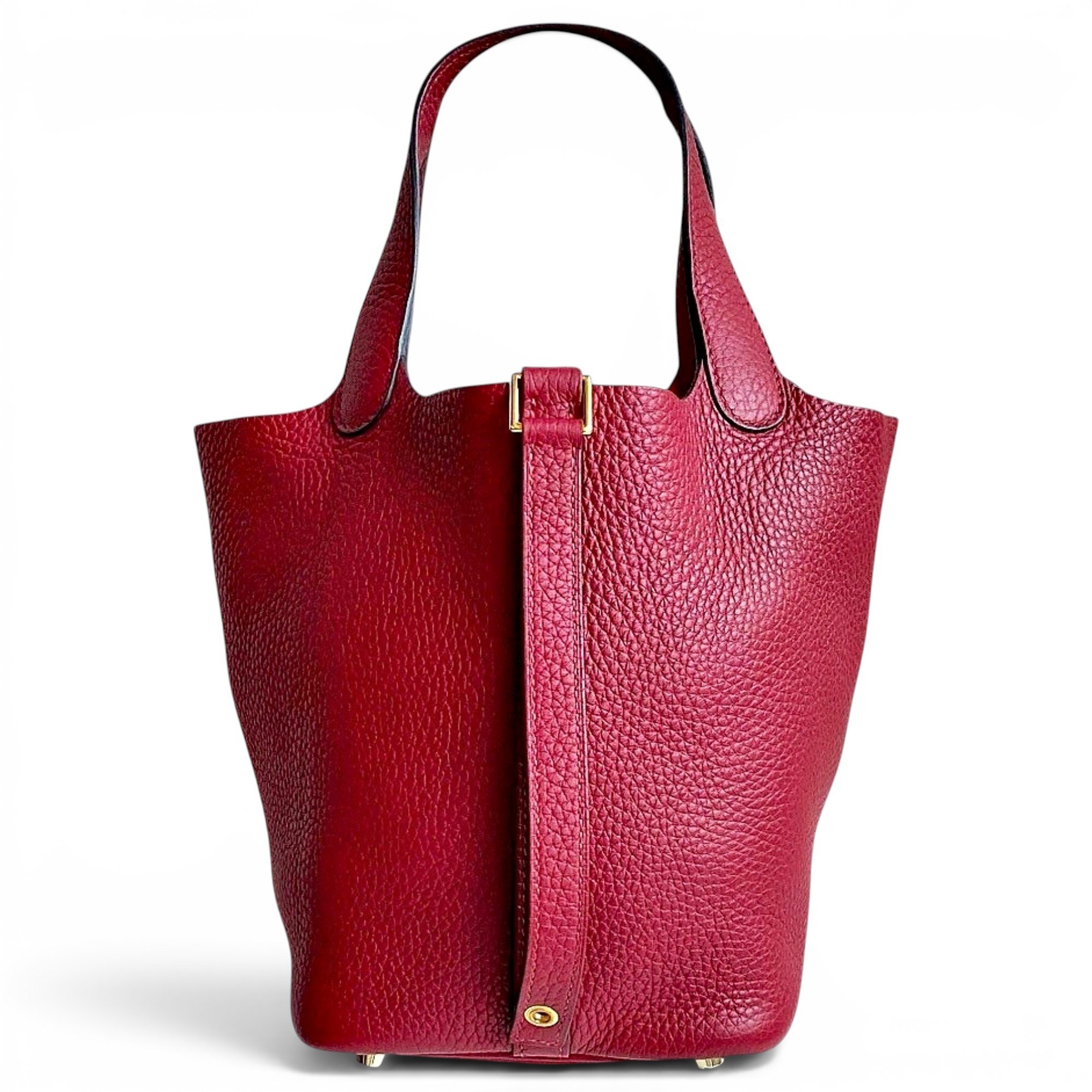 Picotin leather handbag