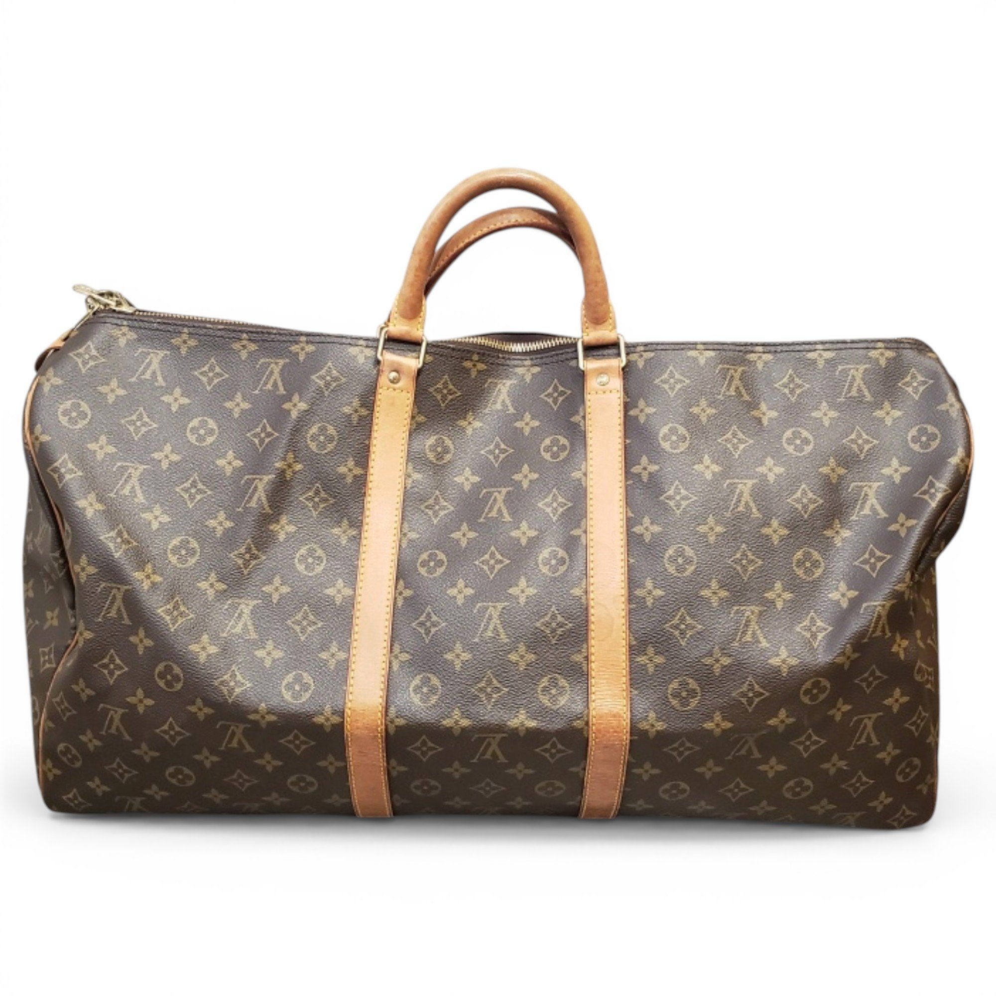 Louis Vuitton Keepall cloth travel bag