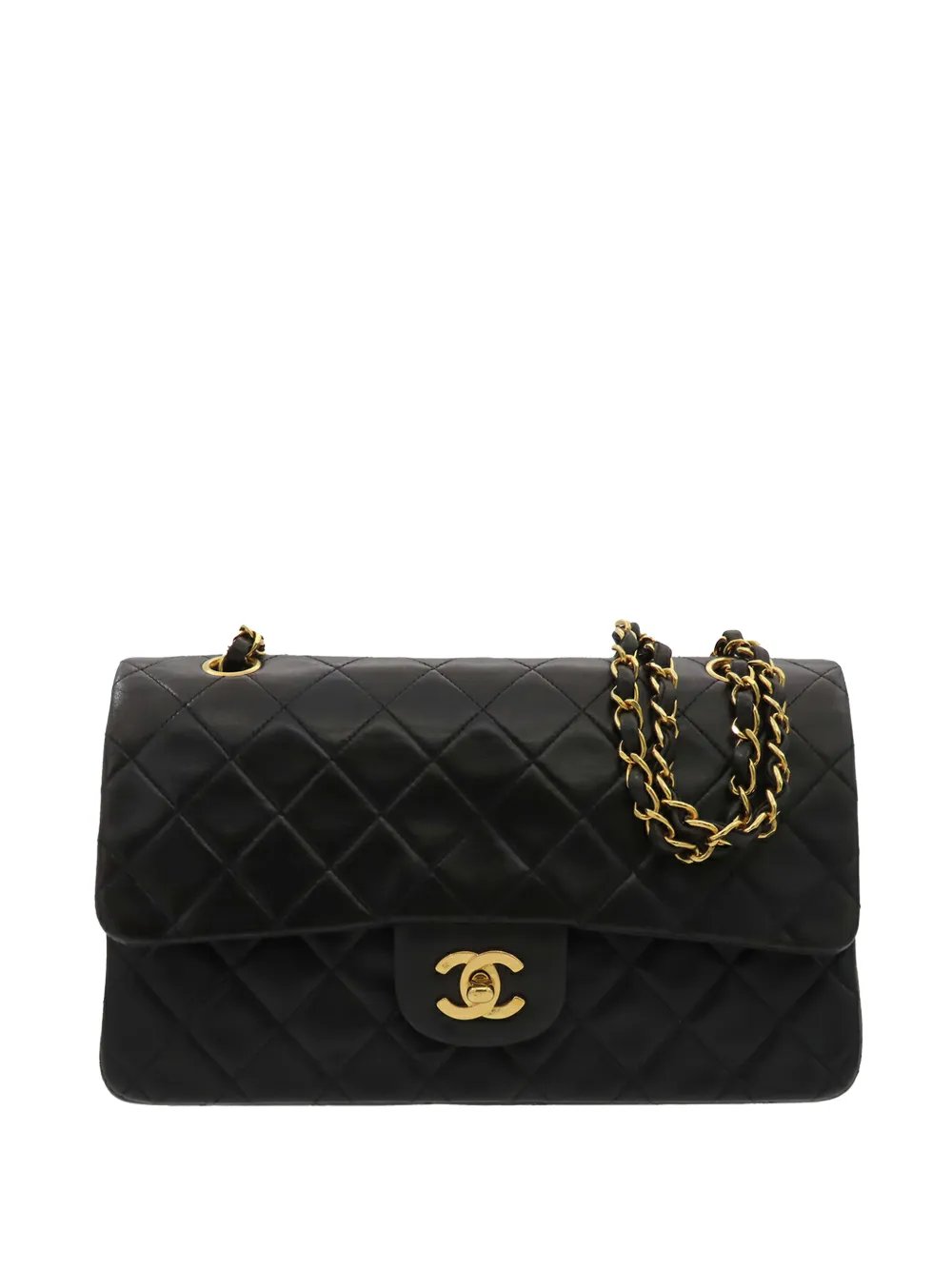 1991-1994 Medium Classic Lambskin Double Flap shoulder bag