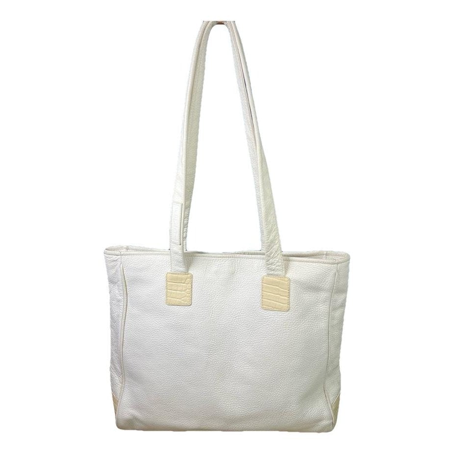 Leather tote