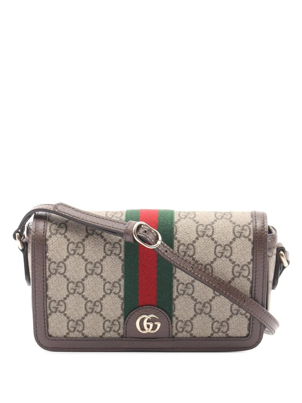 2016-2026 GG Supreme Web Ophidia Wallet on Strap crossbody bag