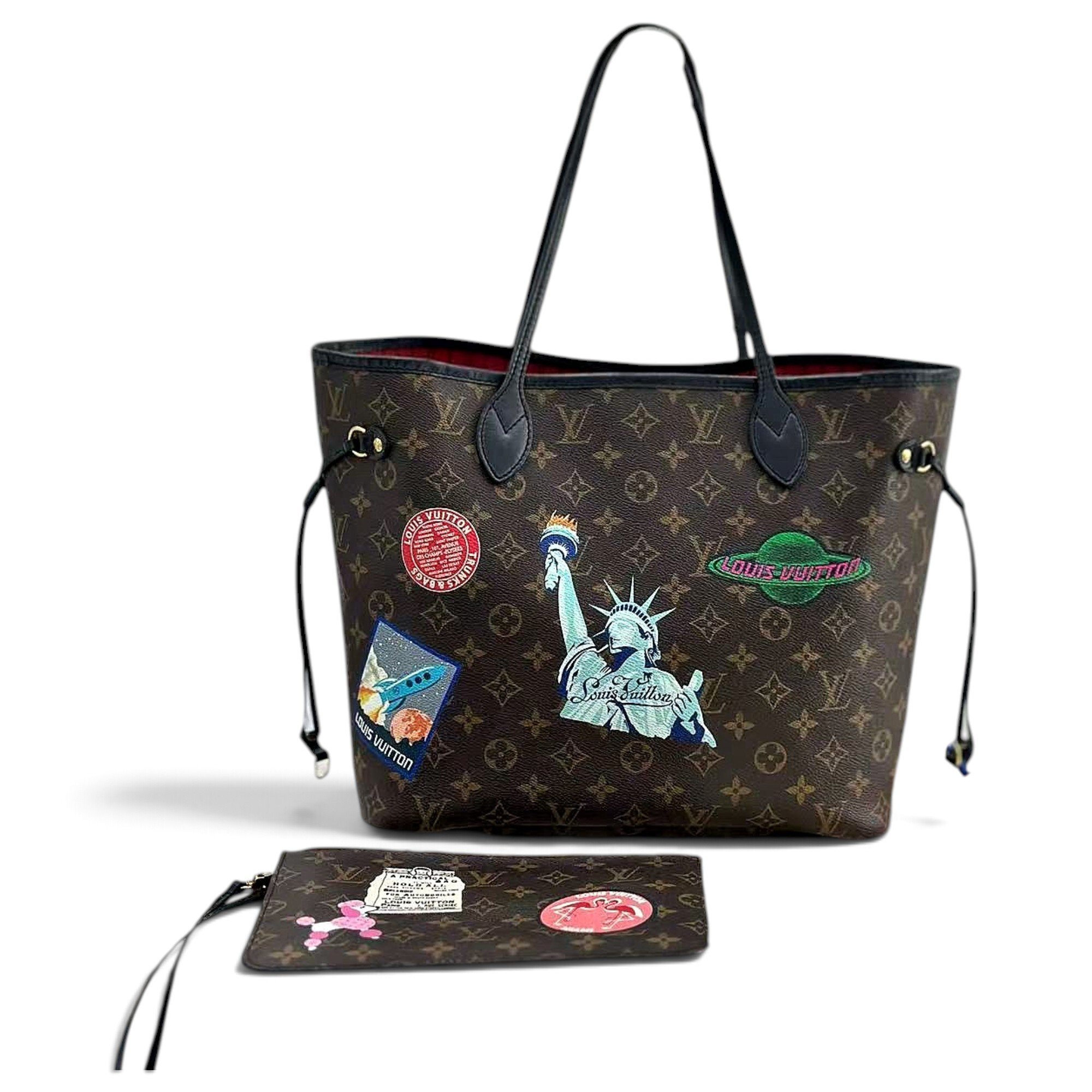 Neverfull leather handbag
