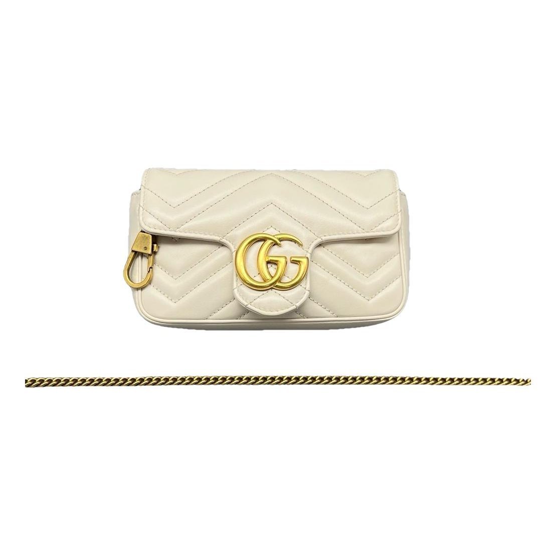 GG Marmont Flap leather bag