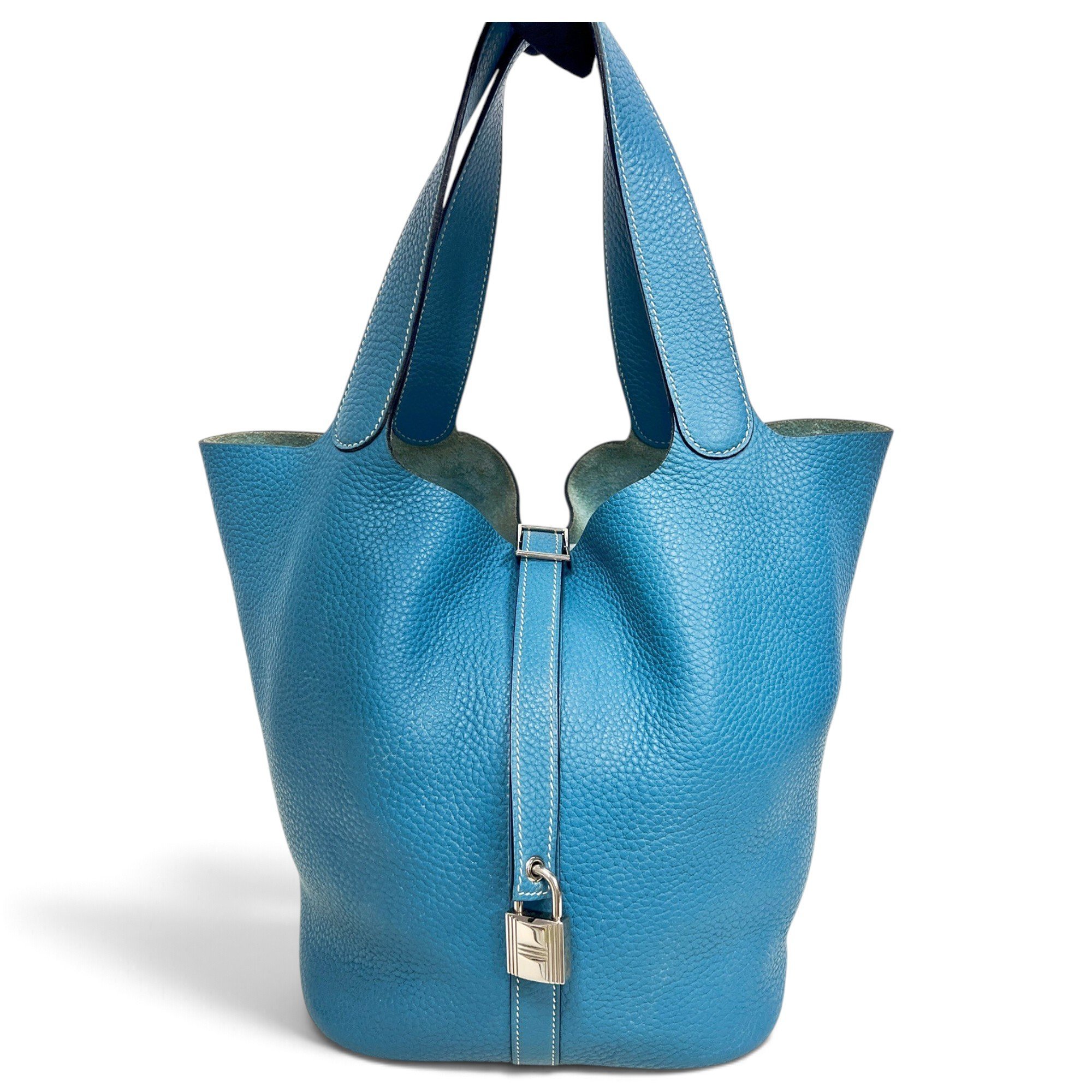 Picotin leather handbag