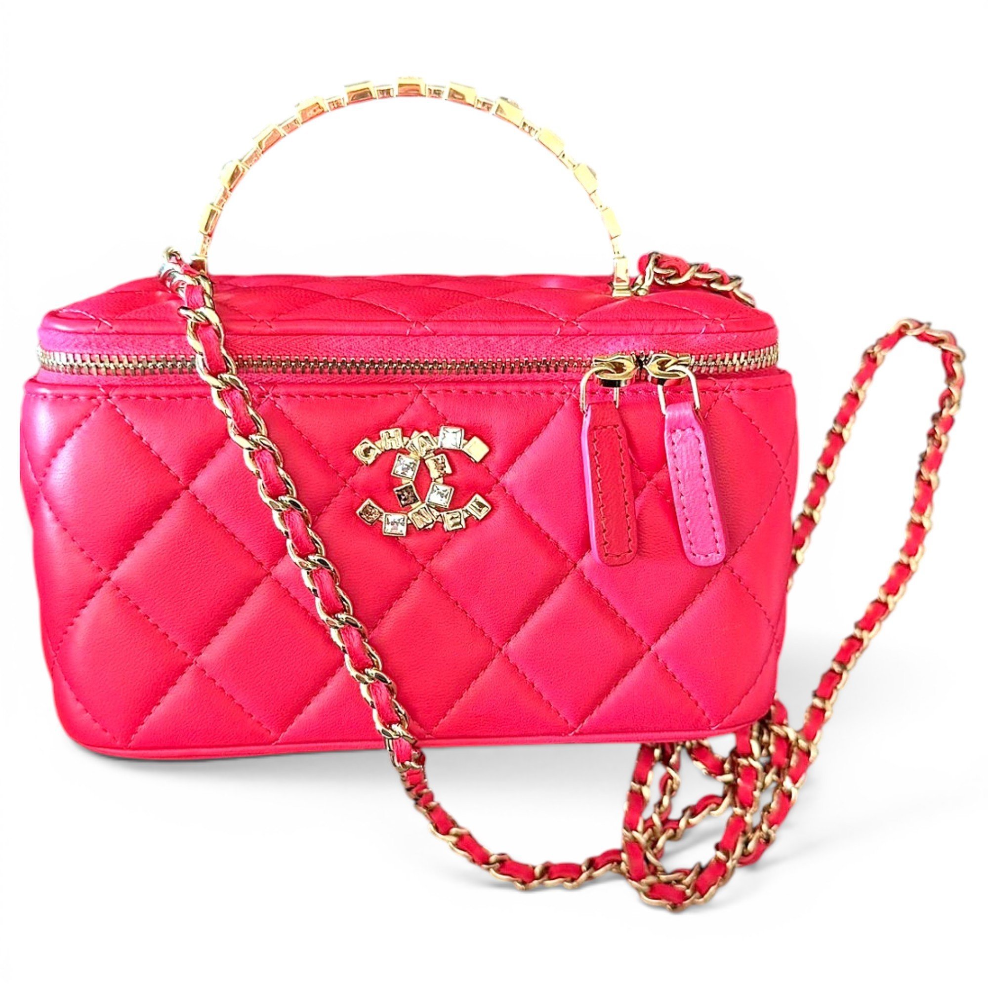 Vanity leather mini bag