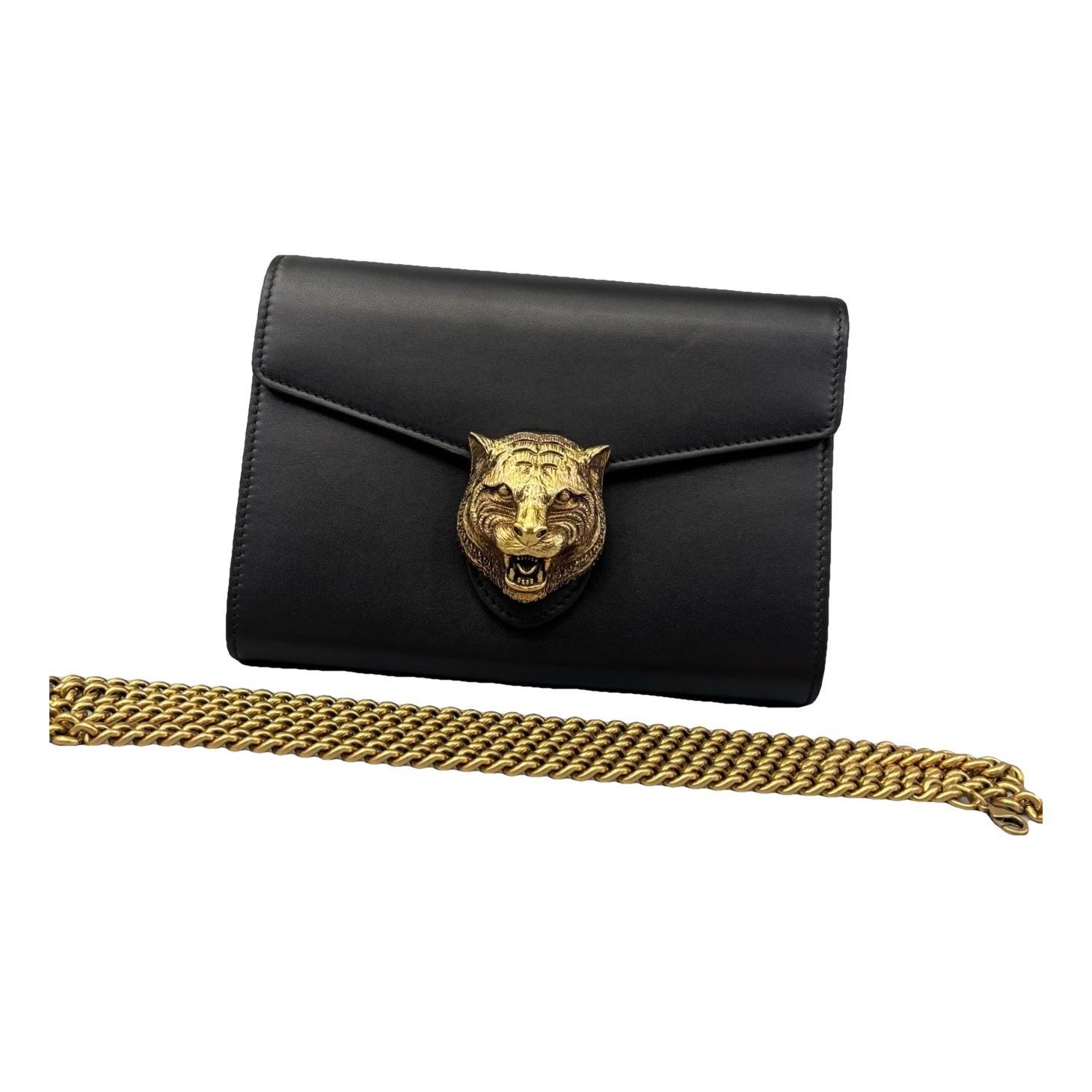 Animalier leather handbag