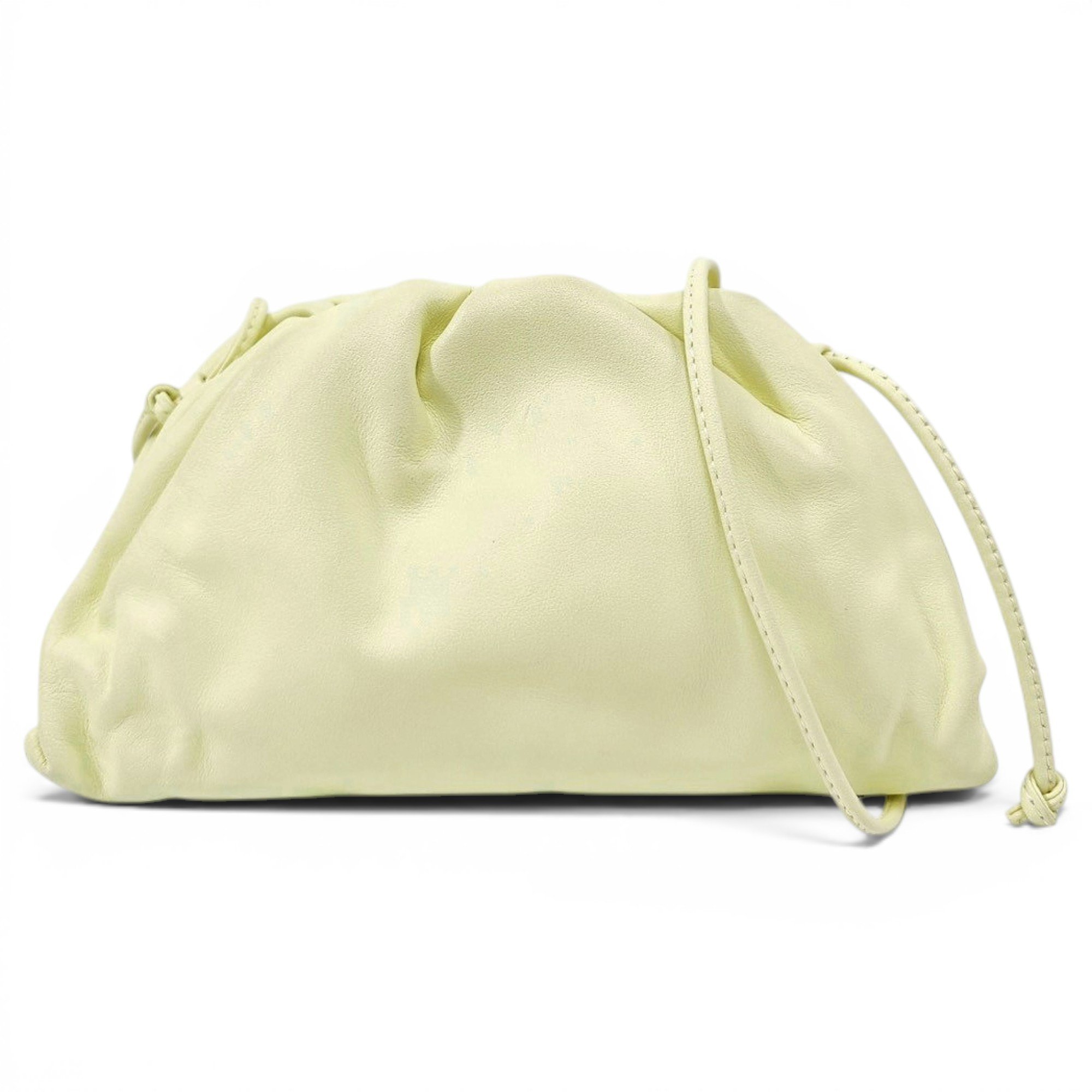 Pouch leather crossbody bag