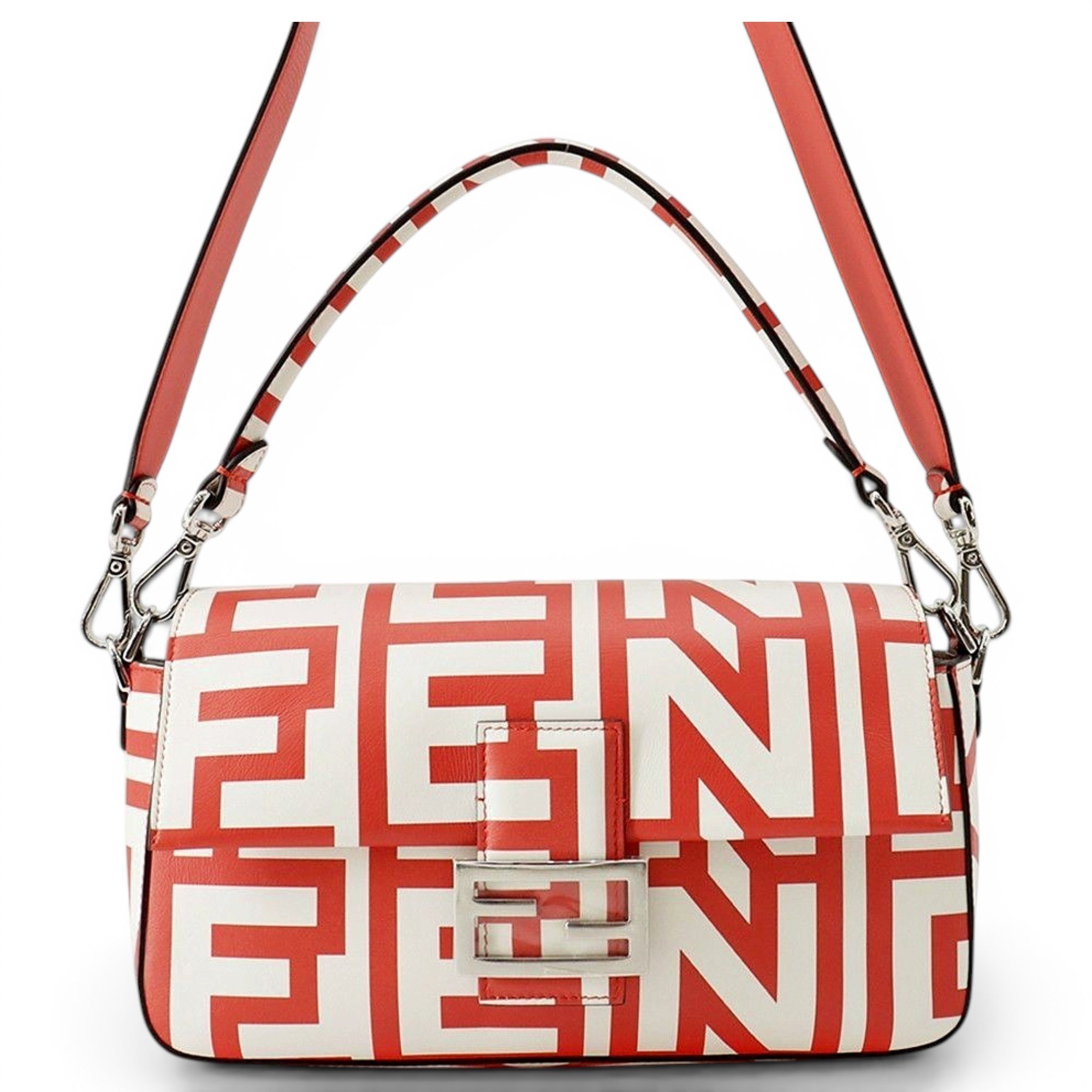 Baguette leather handbag
