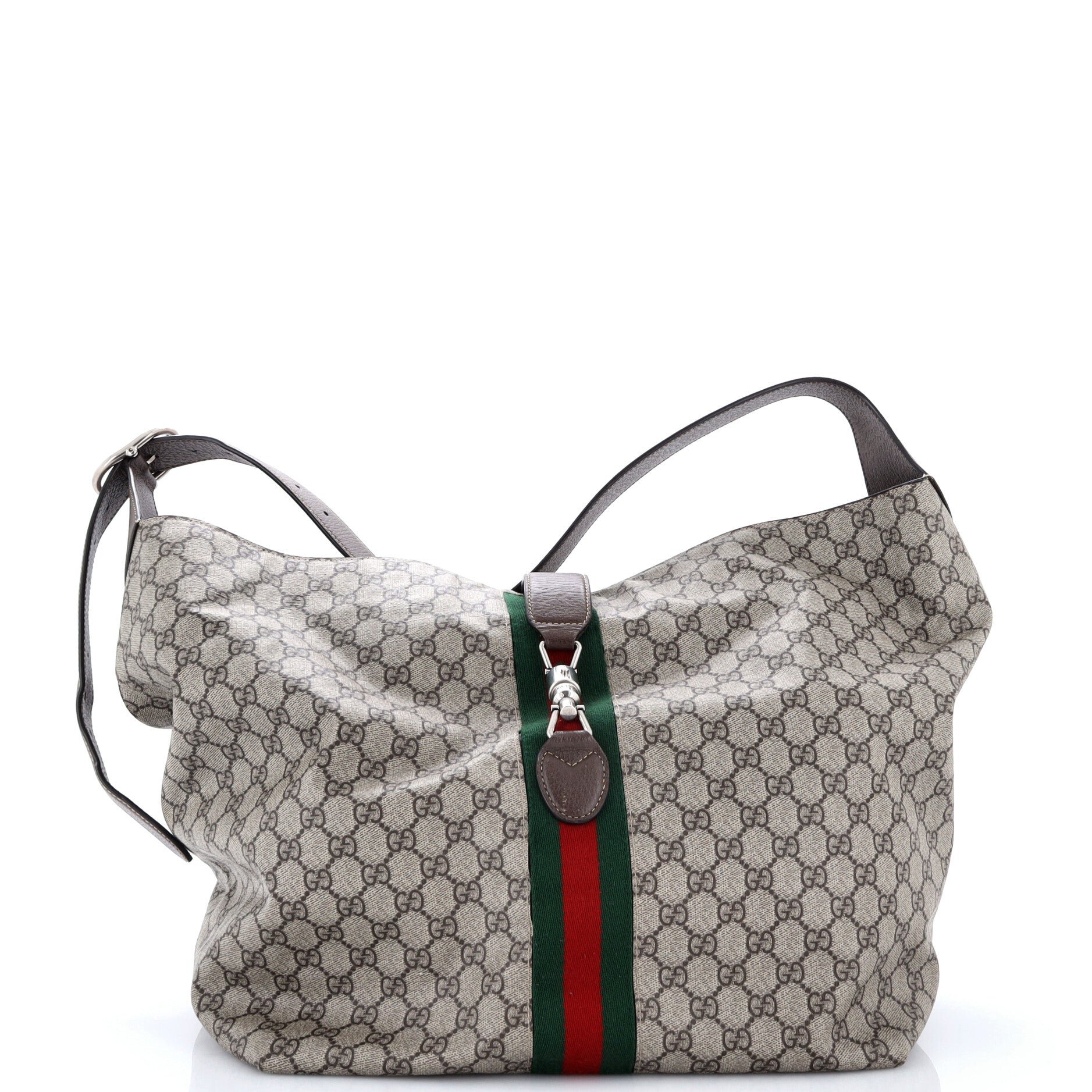 Jackie 1961 Soft Shoulder Bag GG Coated Canvas Medium