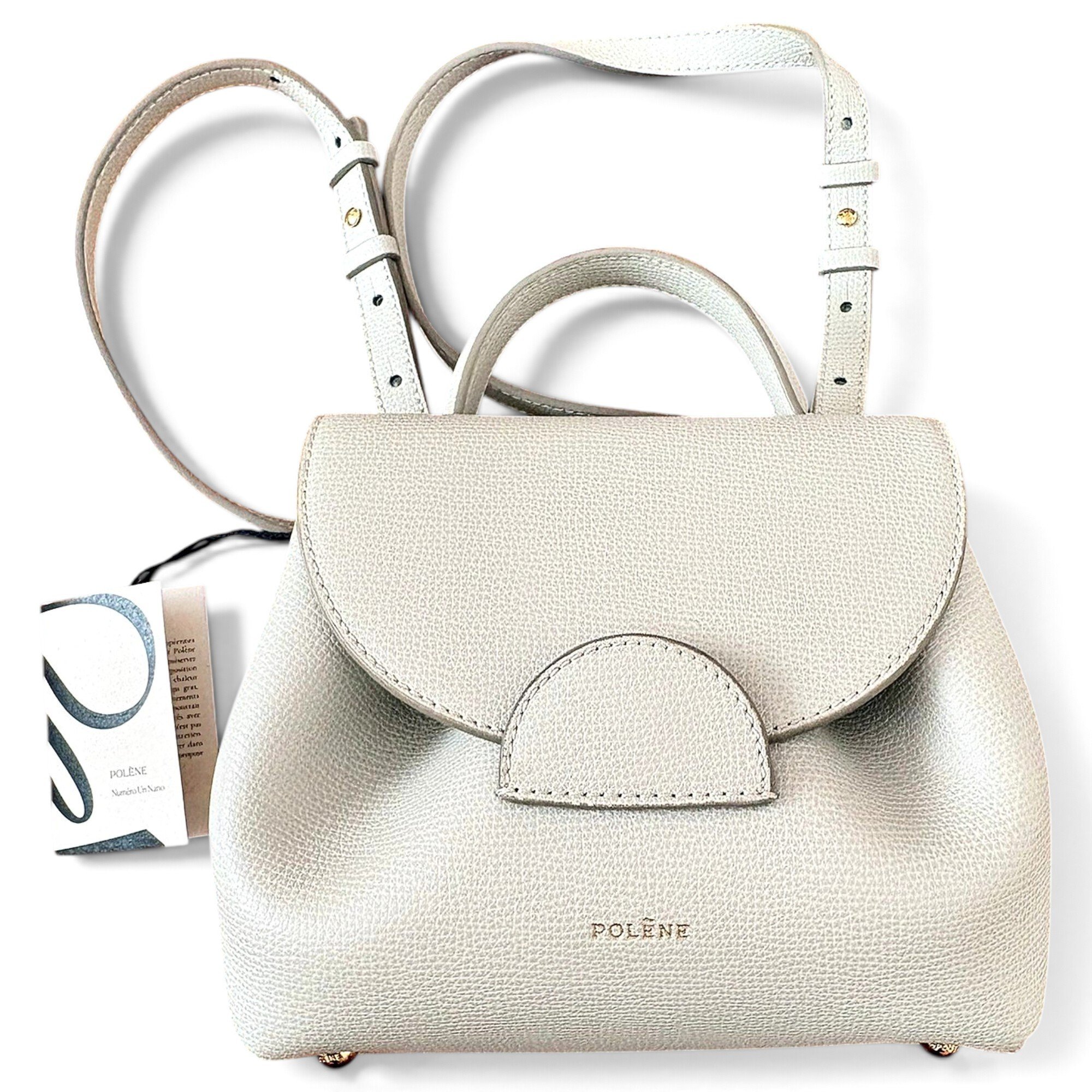 Numéro un nano leather handbag
