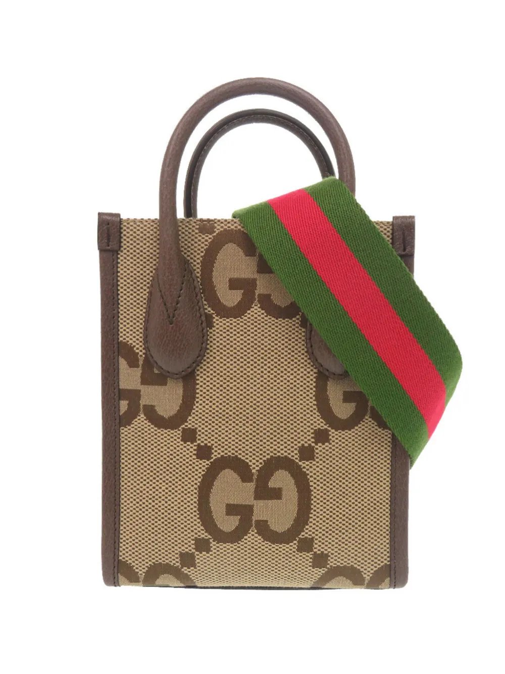 2016-2026 Mini Jumbo GG Canvas Web satchel