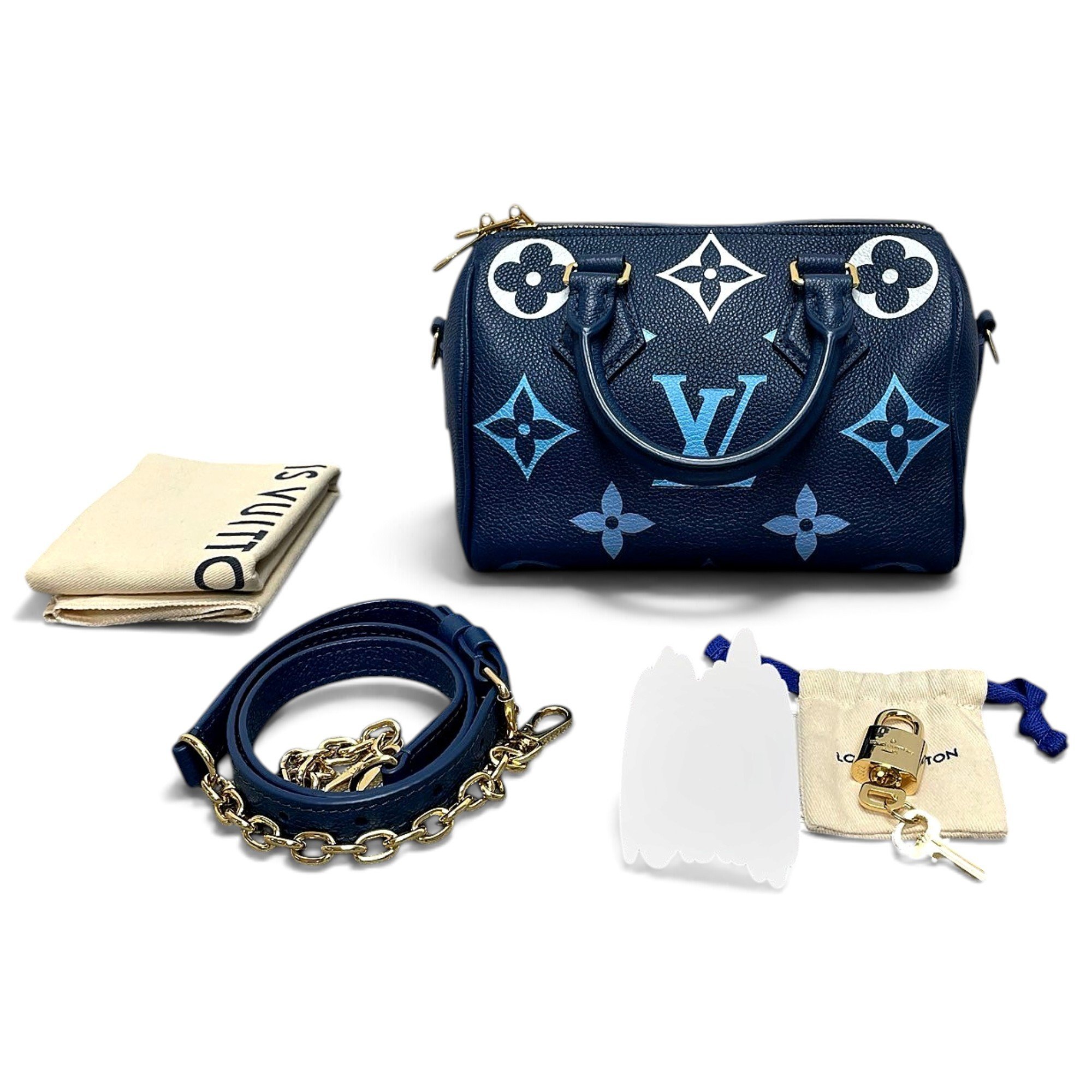 Speedy leather handbag