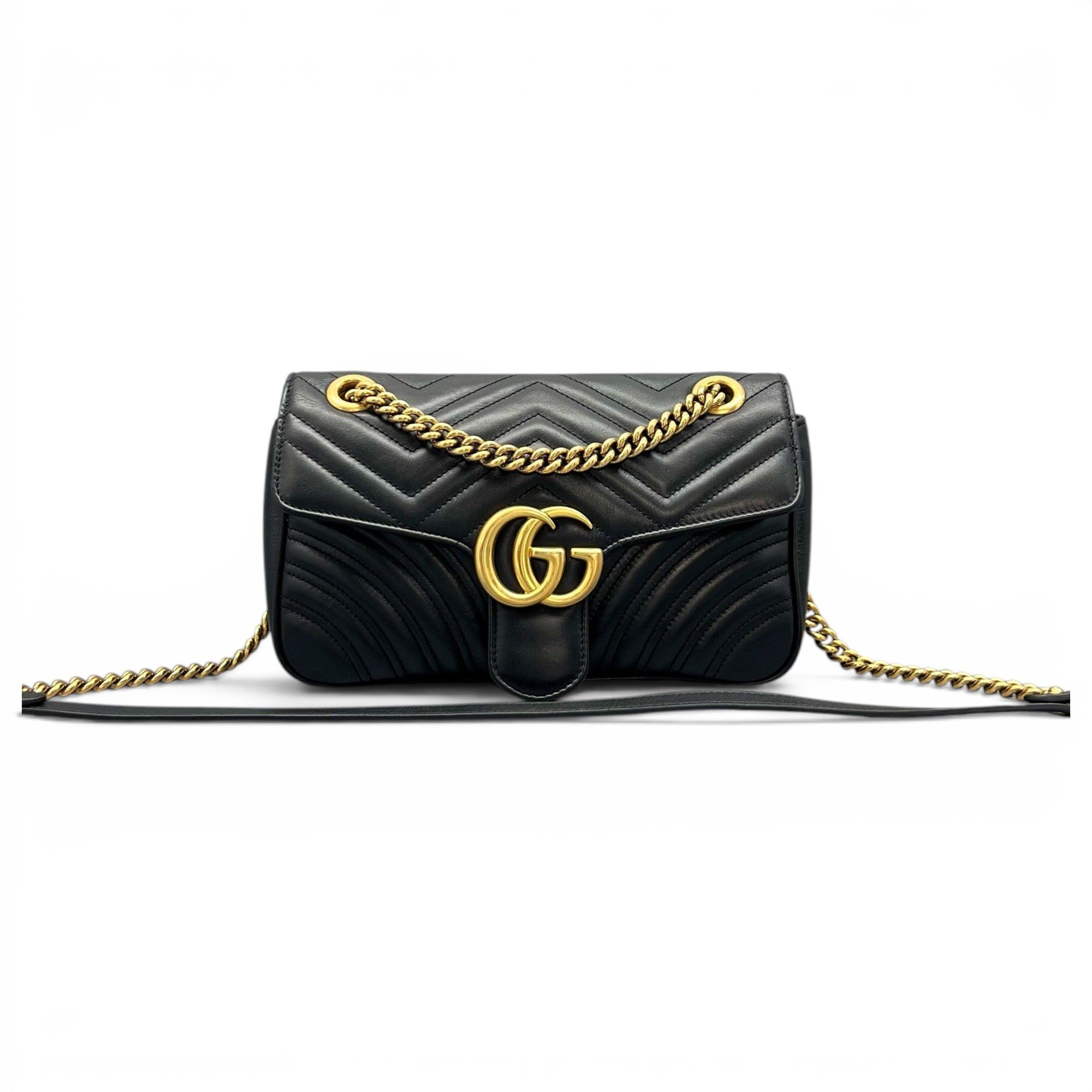 GG Marmont Flap leather crossbody bag