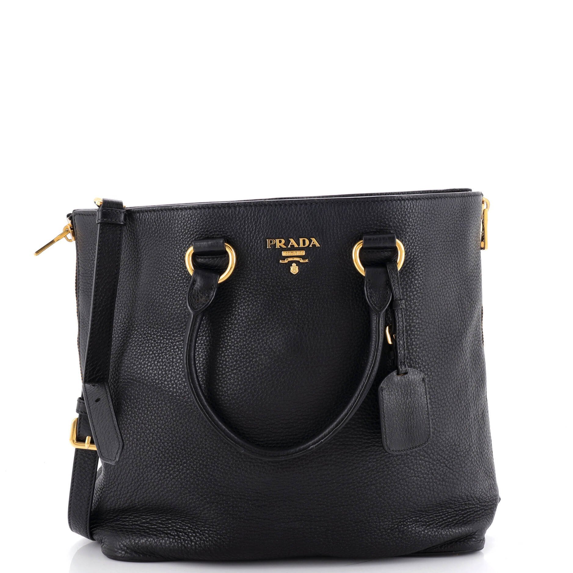 Leather tote