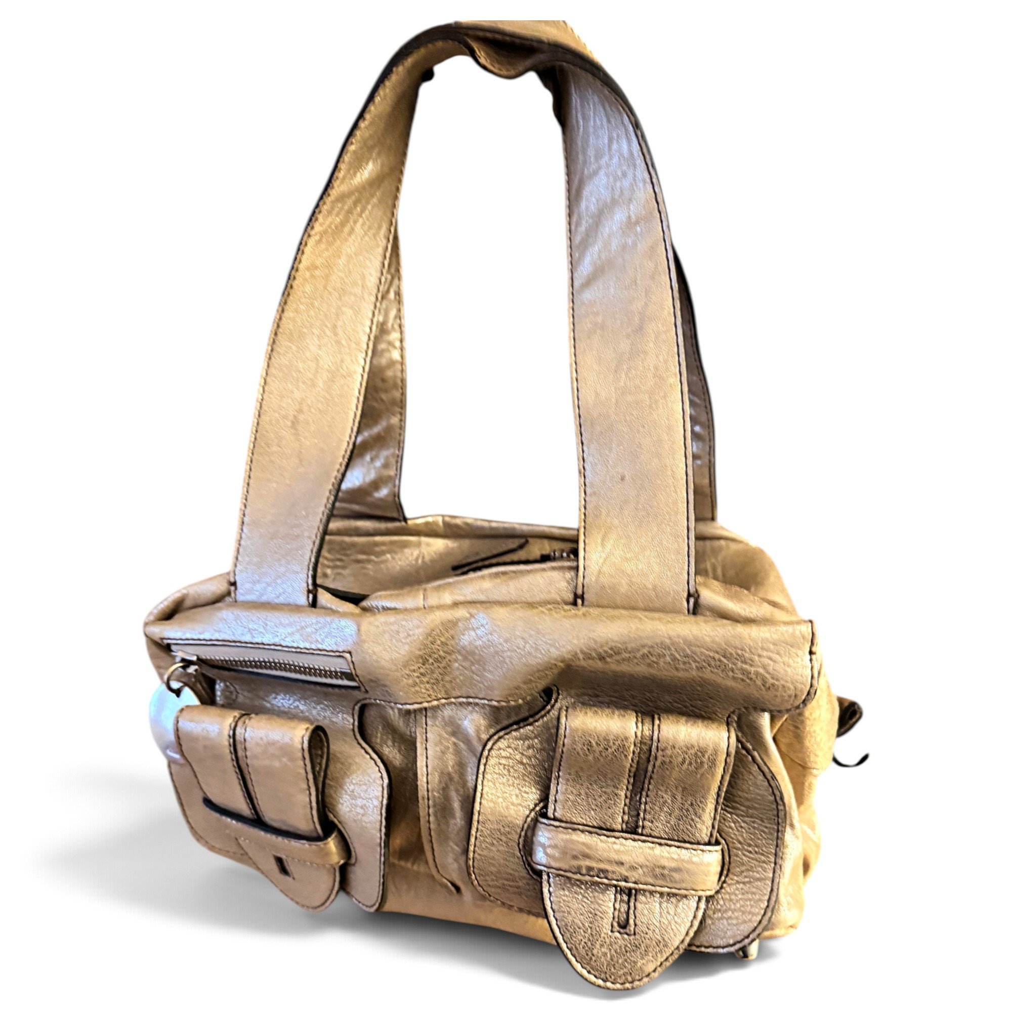 Paddington, Pocket leather handbag