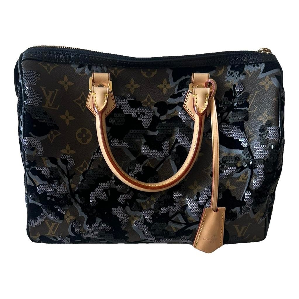 Speedy leather handbag
