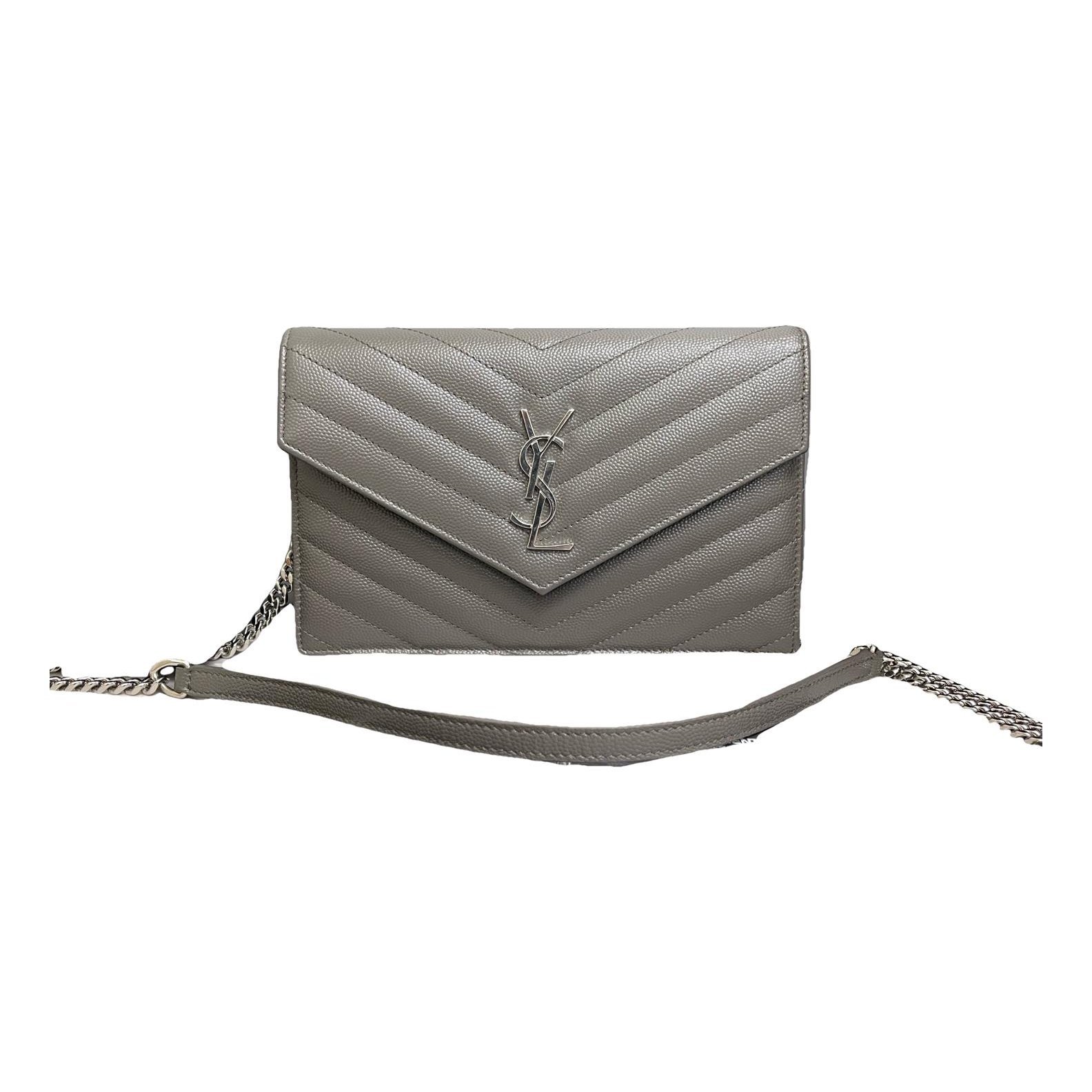 Portefeuille enveloppe leather handbag