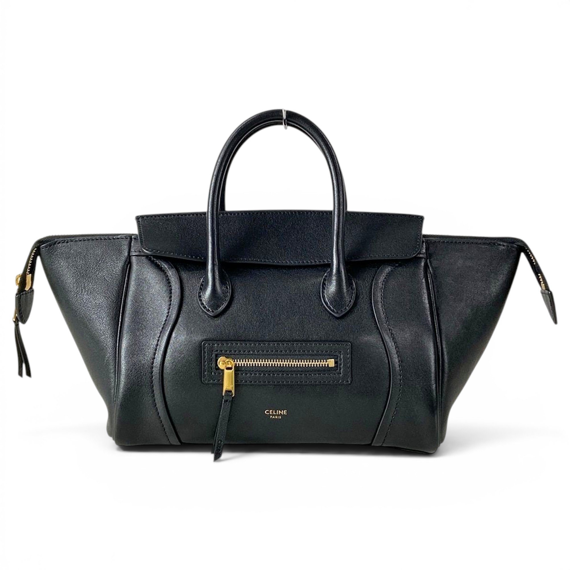 Leather travel bag