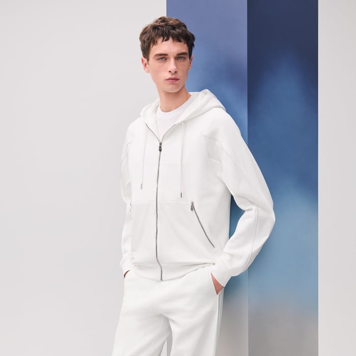 Blanc Sport Capsule Zipped Hooded Sweater