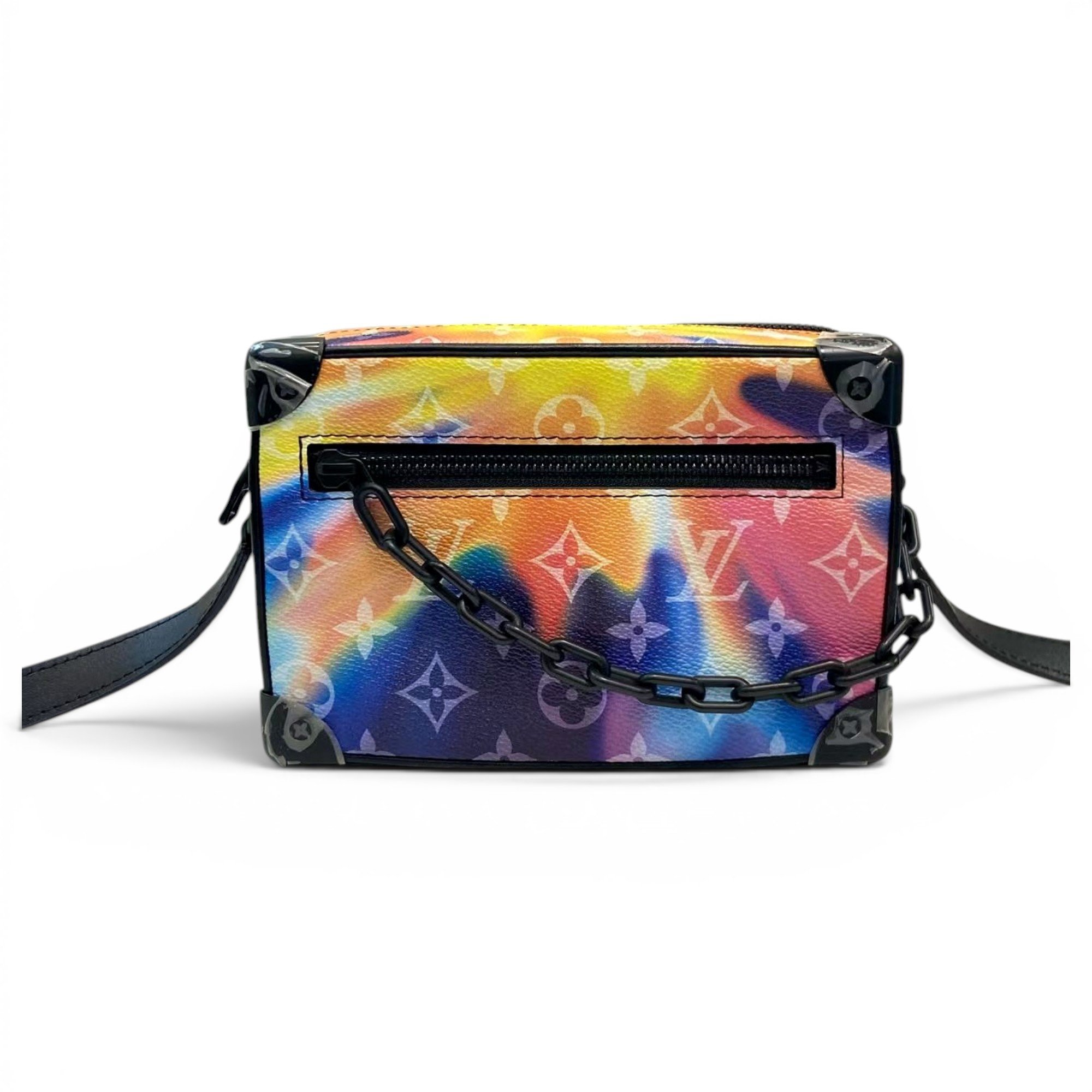 Pochette Trunk leather handbag
