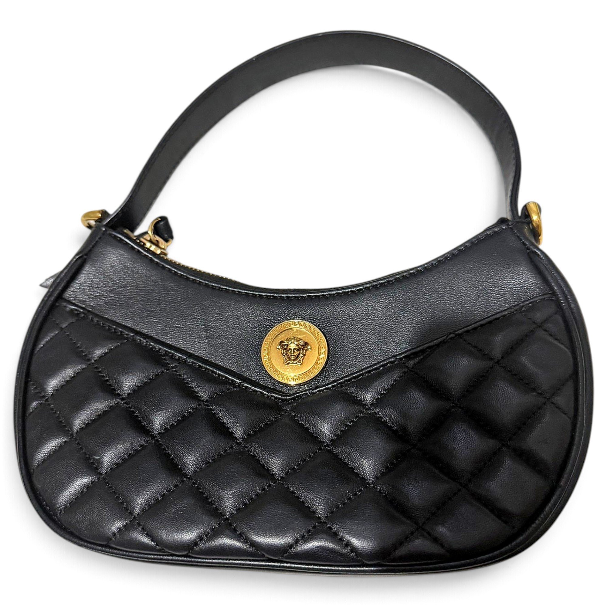 La Medusa leather handbag