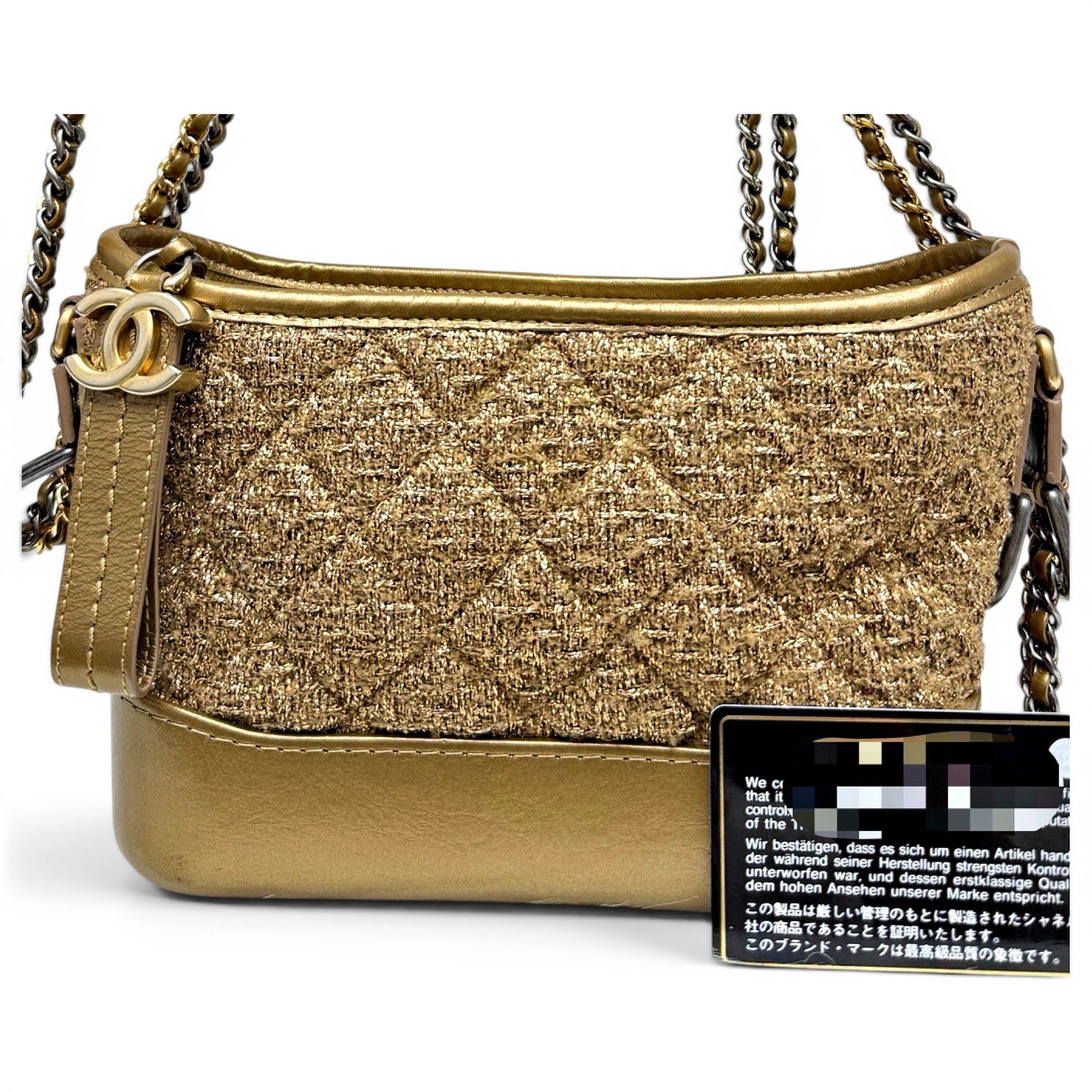 Gabrielle tweed handbag