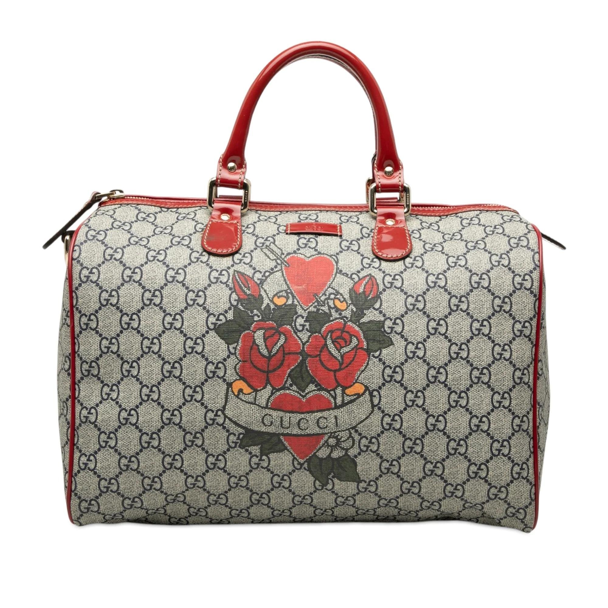 Boston leather bag